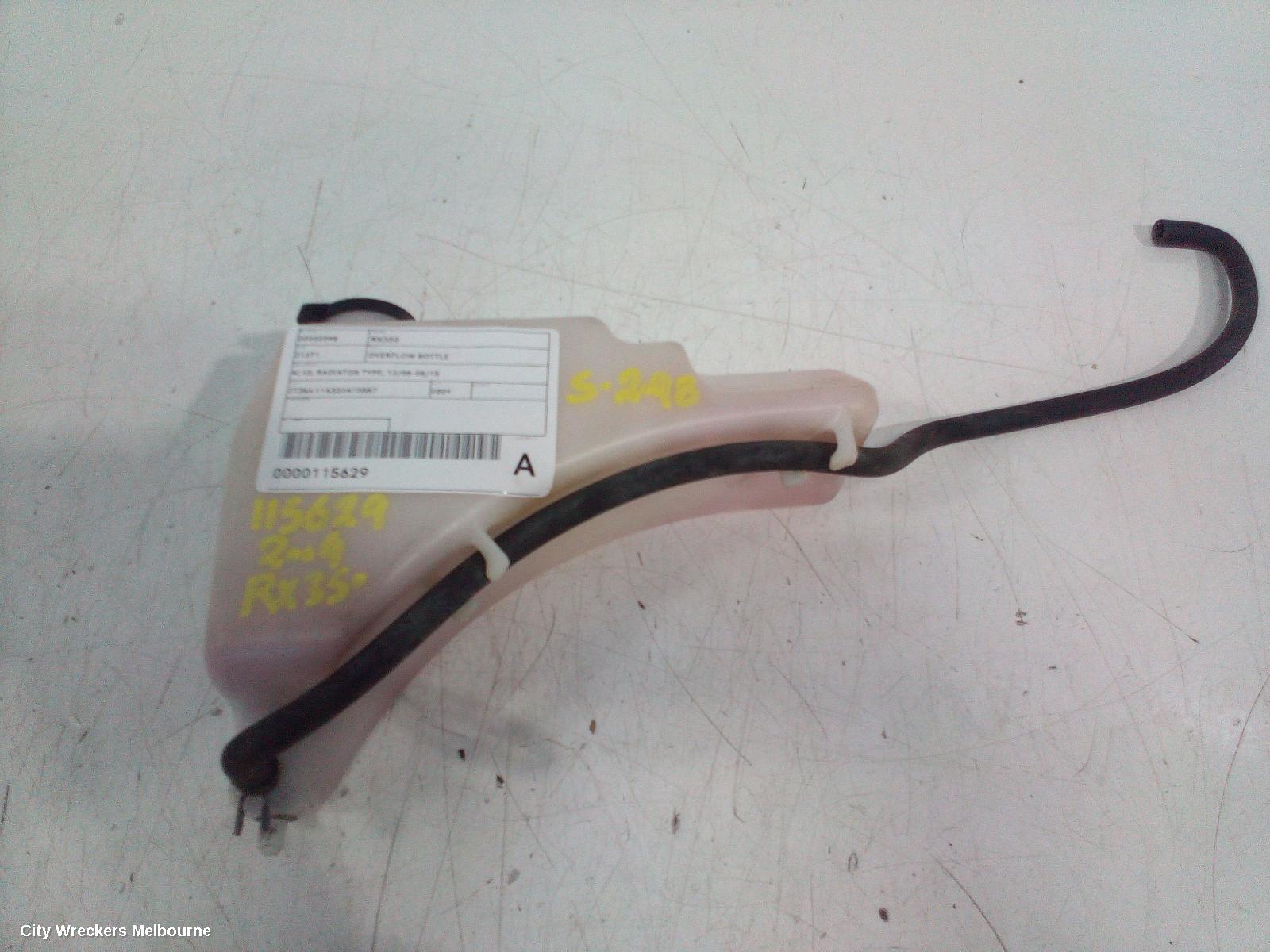 LEXUS RX SERIES OVERFLOW BOTTLE, AL10, RADIATOR TYPE, 12/2008 - 08/2015 - Image 2