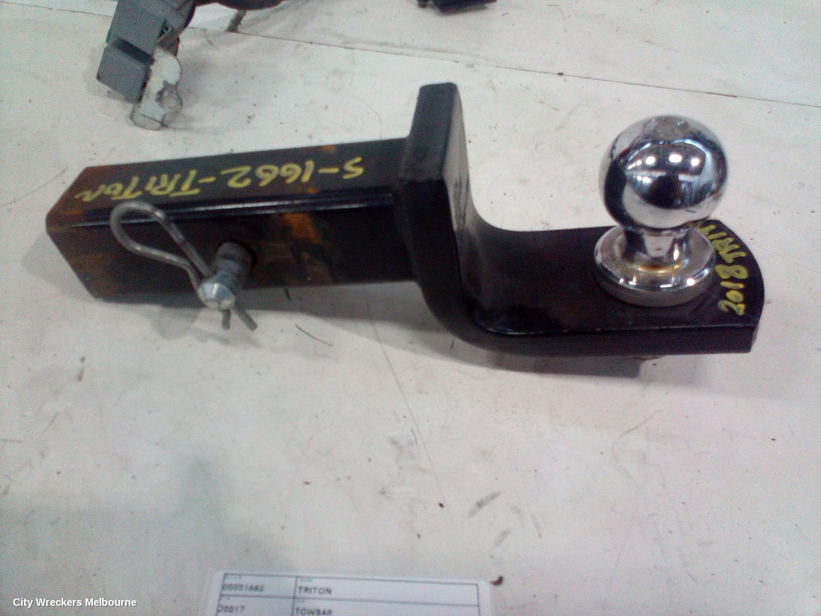 MITSUBISHI TRITON TOWBAR, MQ, 2WD/4WD, NON REAR STEP TYPE, 03/2015 - 10/2018 - Image 2
