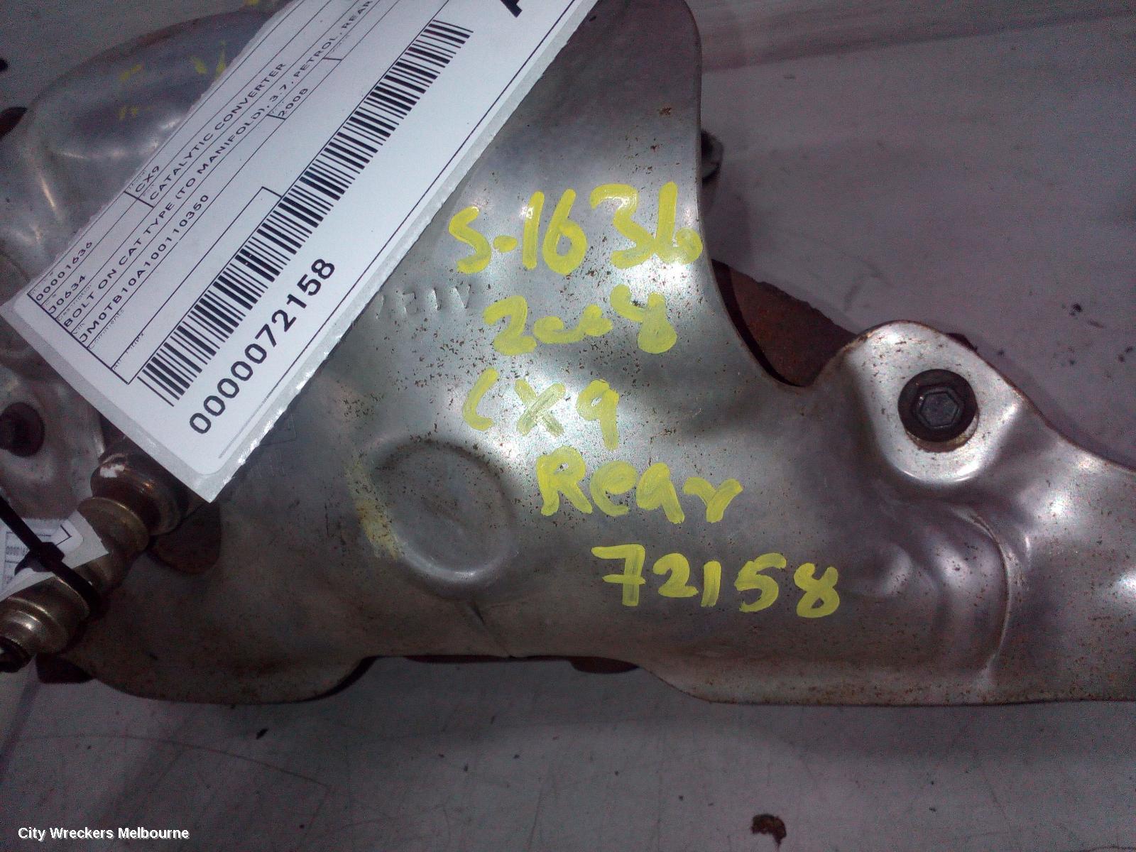 MAZDA CX9 CATALYTIC CONVERTER, BOLT ON CAT TYPE (TO MANIFOLD), 3.7, PETROL, REAR, TB, 12/2007 - 12/2015 - Image 3
