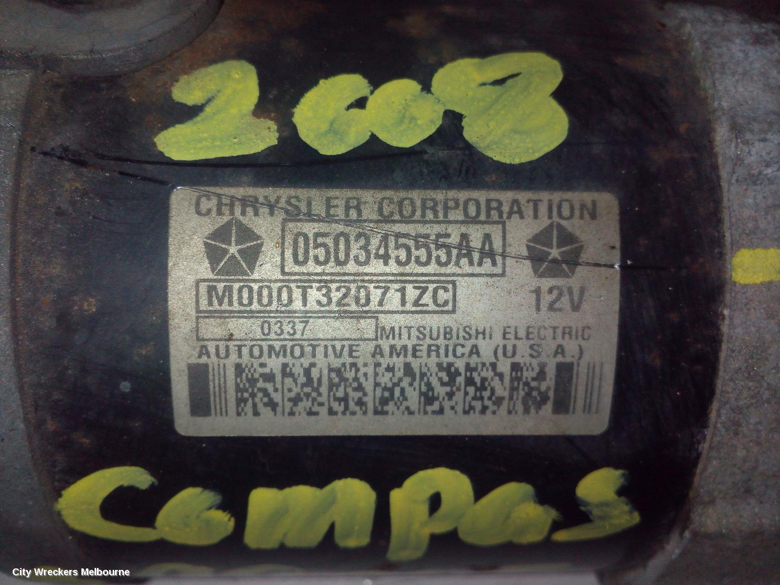 JEEP COMPASS STARTER, PETROL, 2.4, MK, 12/2006 - 12/2016 - Image 1