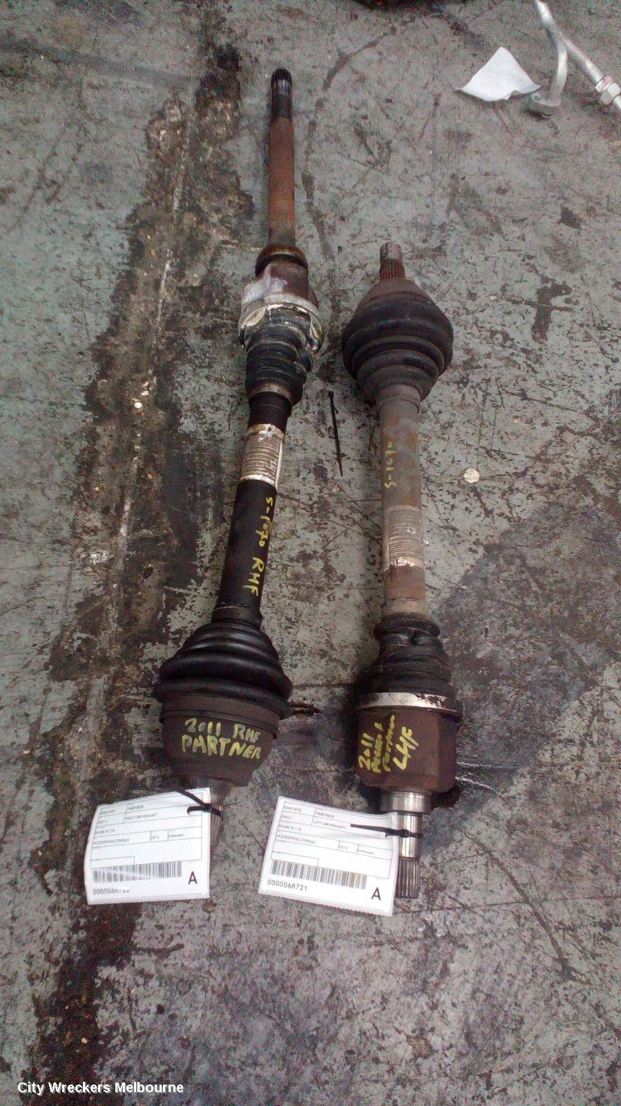 PEUGEOT PARTNER RIGHT DRIVESHAFT, 09/2008 - 01/2015 - Image 2