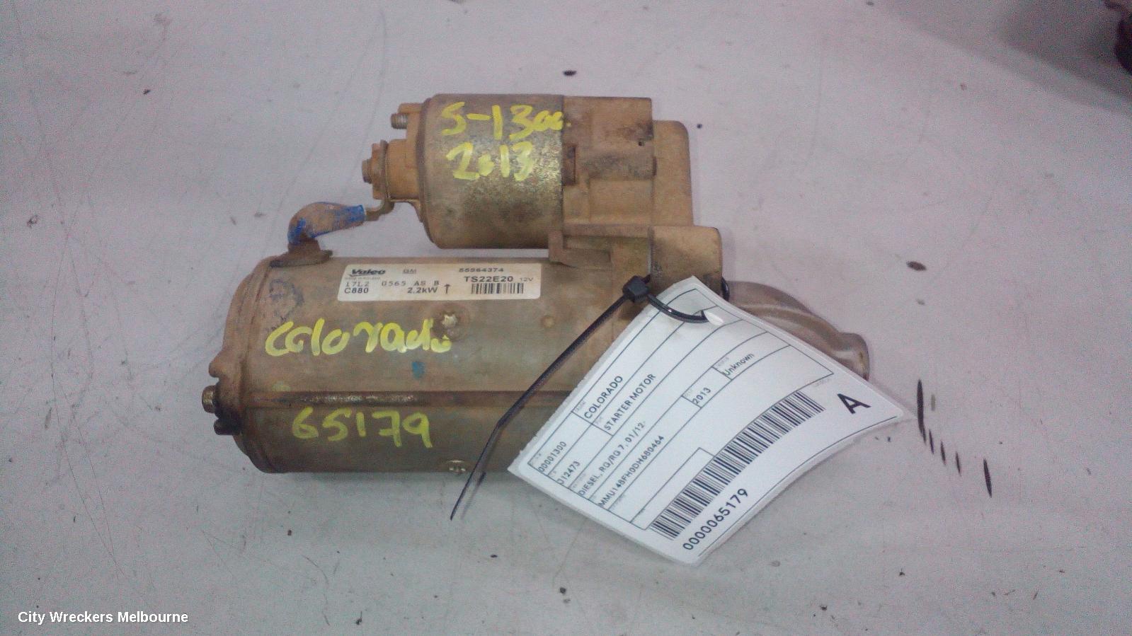 HOLDEN COLORADO STARTER, DIESEL, RG/RG7, 01/2012 - 07/2016 - Image 2