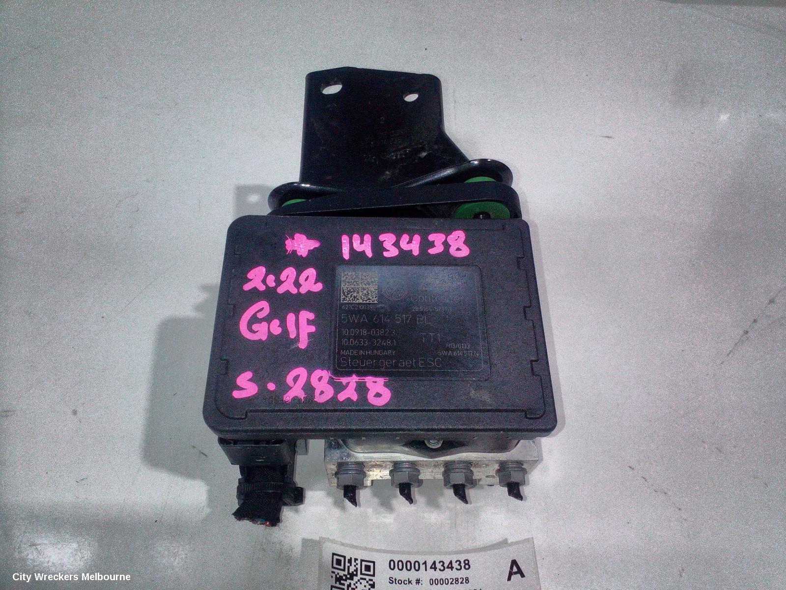 VOLKSWAGEN GOLF ABS PUMP/MODULATOR, GEN 8, 09/2020 ONWARDS - Image 1