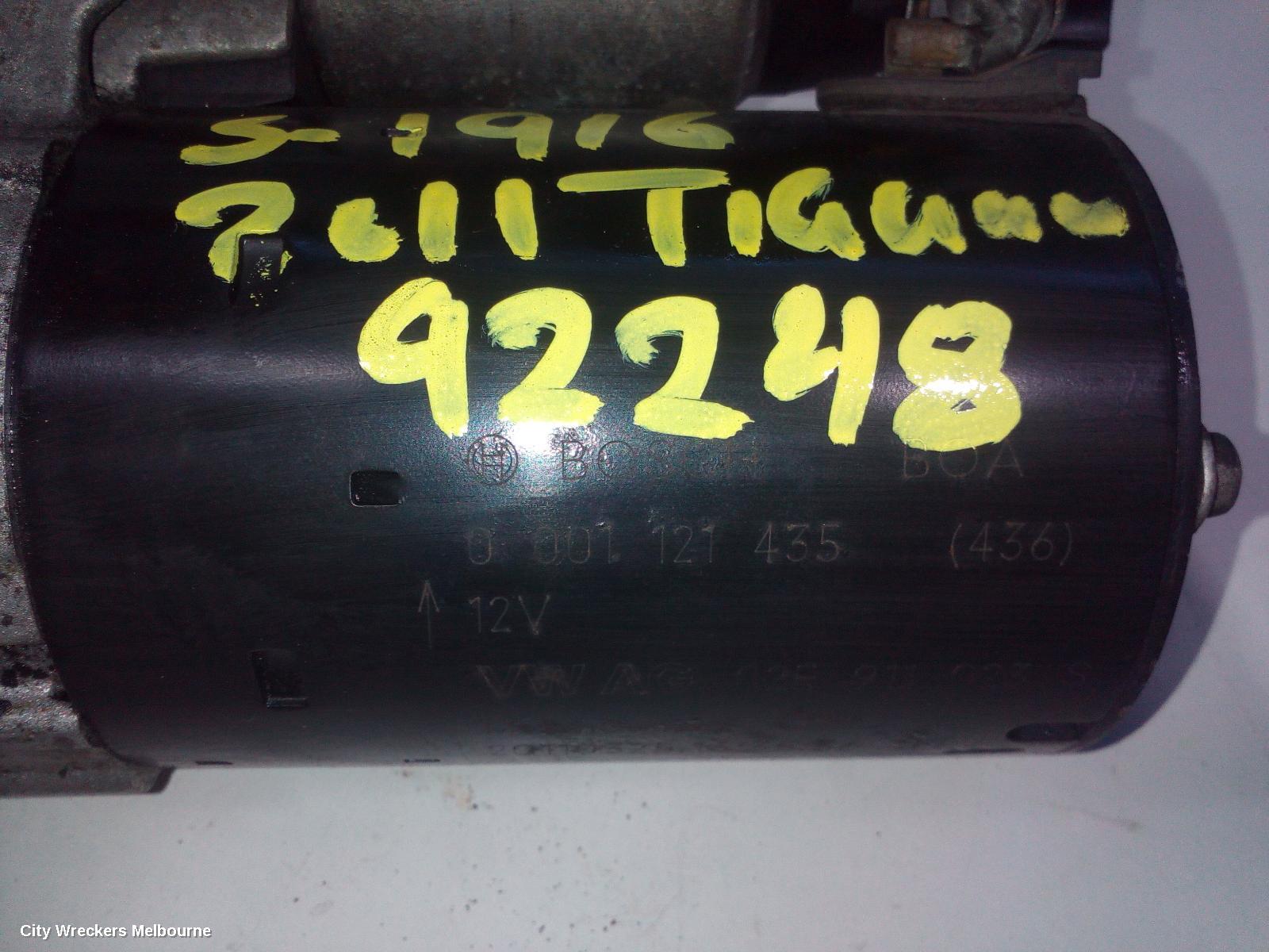 VOLKSWAGEN TIGUAN STARTER, PETROL, 2.0, 5N, CAWA/CCZC/CCZD/CAWB CODE, 05/2008 - 08/2016 - Image 2