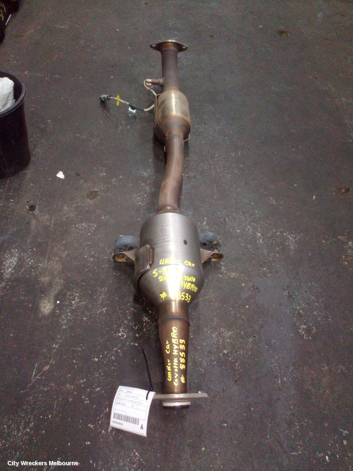 TOYOTA COROLLA CATALYTIC CONVERTER, UNDER CAR-CAT TYPE, 1.8, PETROL, ZWE211R, 07/2018 ONWARDS - Image 1