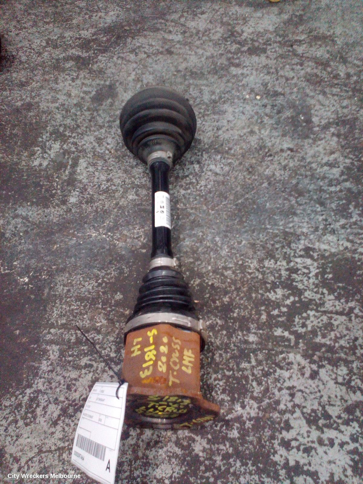 VOLKSWAGEN T-CROSS LEFT DRIVESHAFT, FRONT, PETROL, 1.0, TURBO, DKJA/DXUA CODE, C1, 01/2020 ONWARDS - Image 3