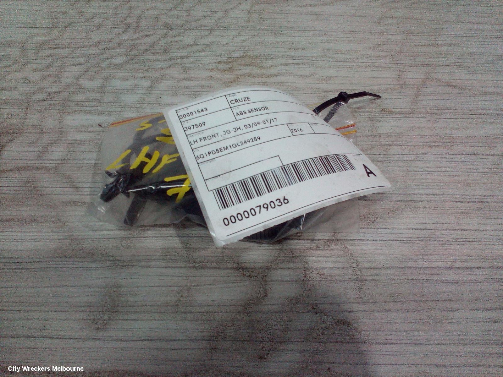 HOLDEN CRUZE ABS SENSOR, LH FRONT, JG-JH, 03/2009 - 01/2017 - Image 3