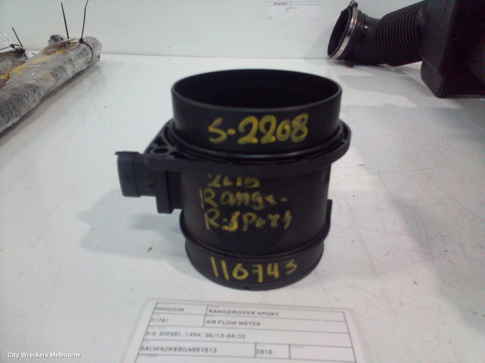 LAND ROVER RANGEROVER SPORT AIR FLOW METER, 3.0, DIESEL, SINGLE TURBO, L494, 12/2014 - 04/2022 - Image 1