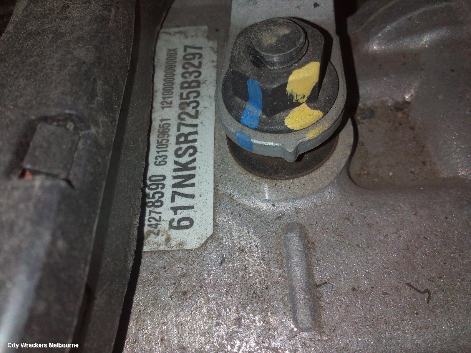 HOLDEN ASTRA TRANS/GEARBOX, AUTO, PETROL, 1.4, TURBO, 7NKS CODE, BK-BL, 09/2016 - 12/2020 - Image 1