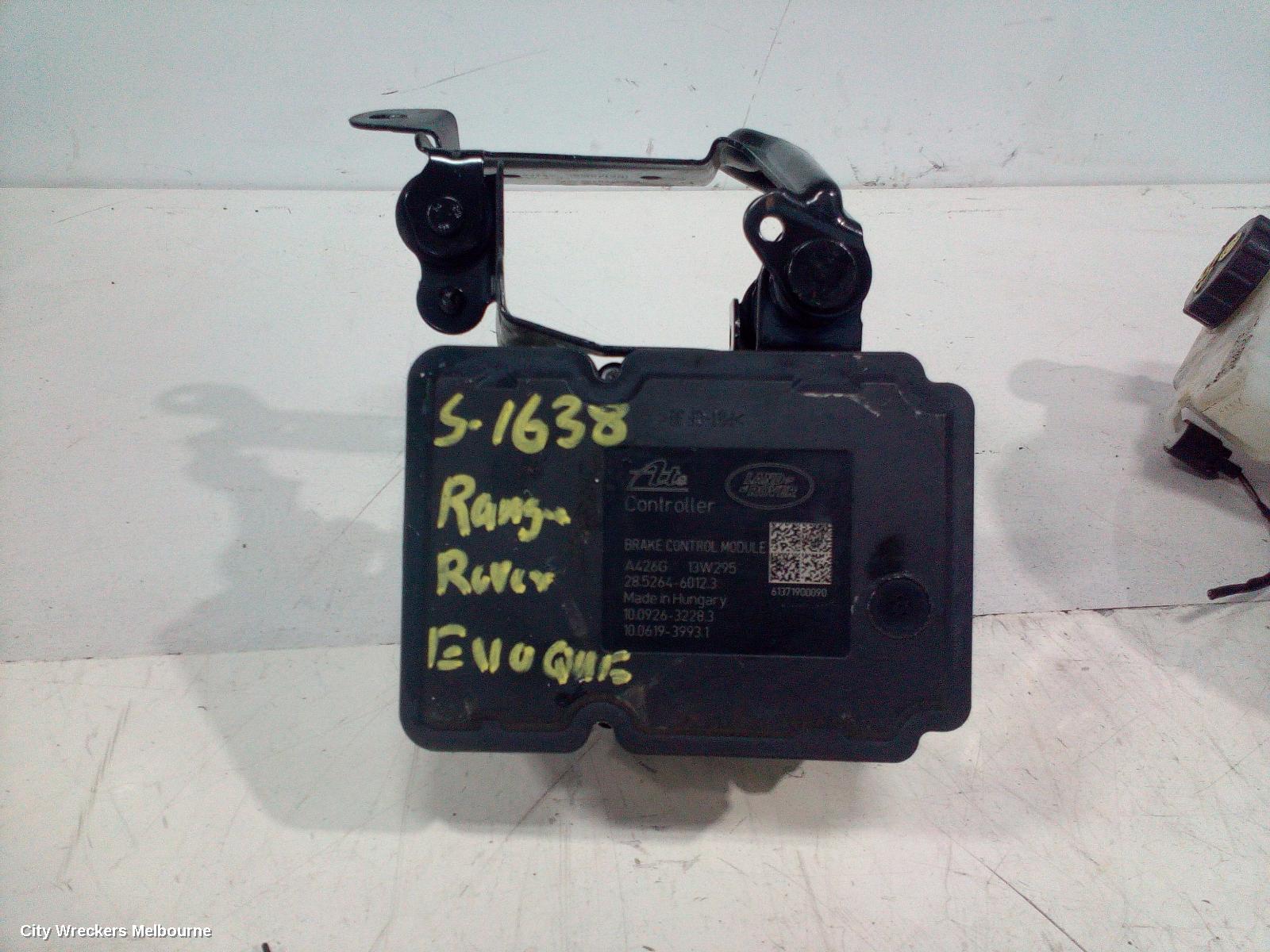 LAND ROVER RANGEROVER EVOQUE ABS PUMP/MODULATOR, L538, 11/2011 - 01/2019 - Image 1