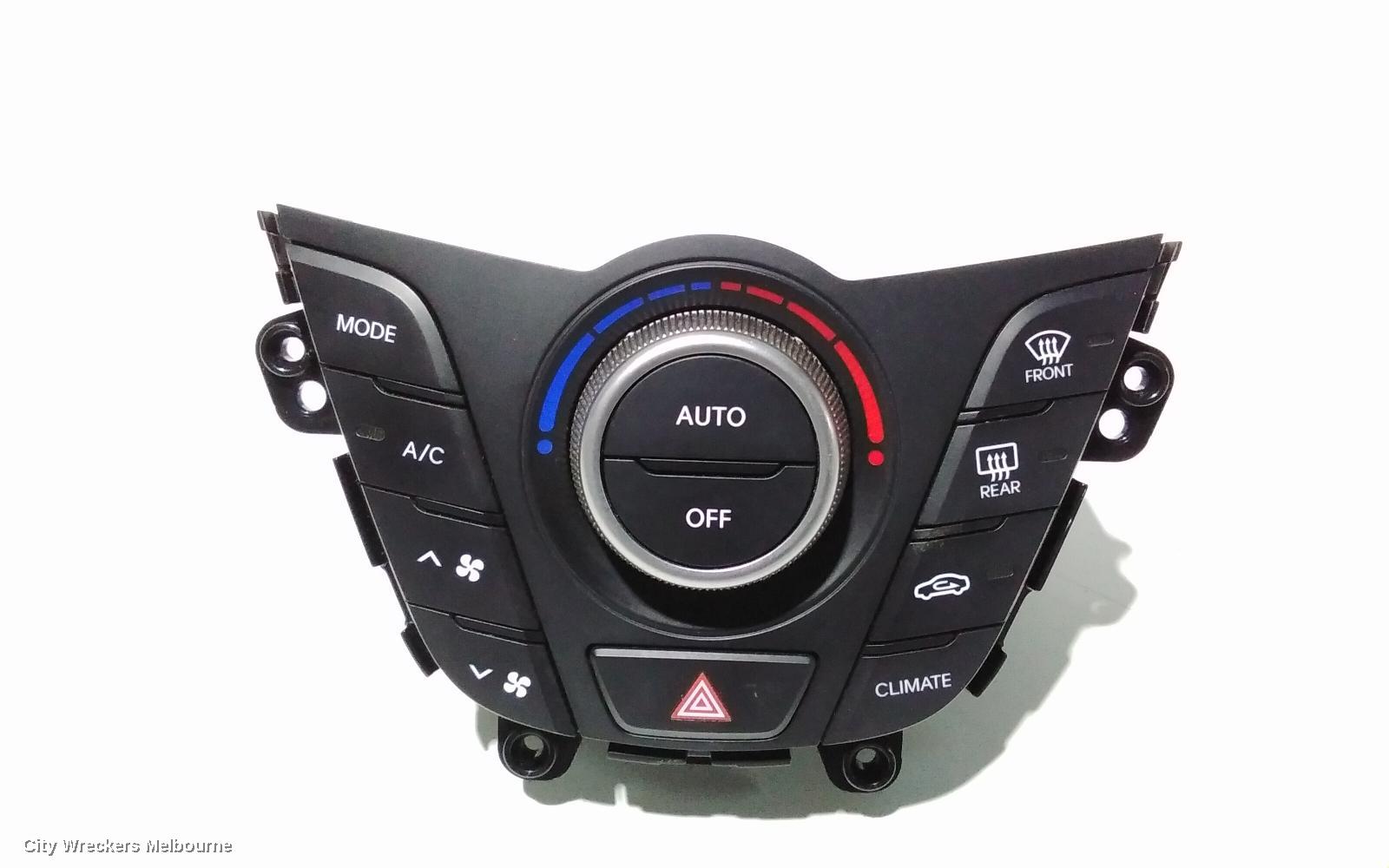 HYUNDAI VELOSTER HEATER/AC CONTROLS, FS, CLIMATE CONTROL TYPE, 2 PLUG, 02/2011 - 02/2018 - Image 1