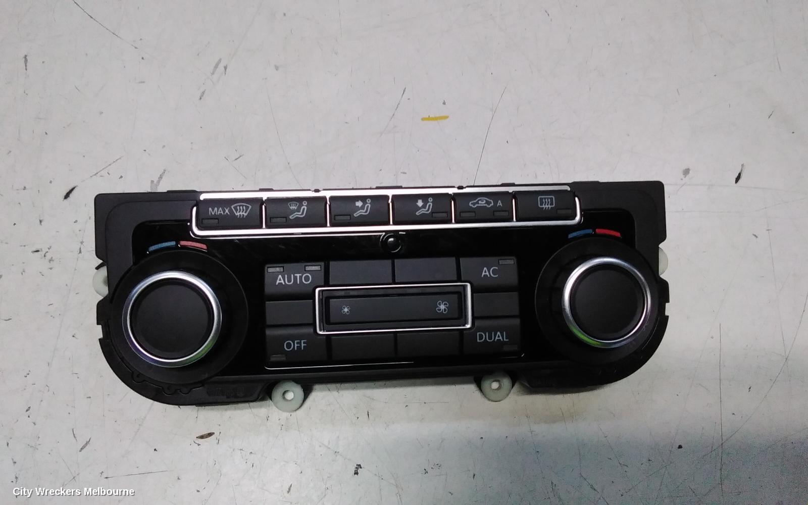 VOLKSWAGEN GOLF HEATER/AC CONTROLS, GEN 6, CLIMATE CONTROL, NON SEAT WARMER, 10/2008 - 03/2013 - Image 2
