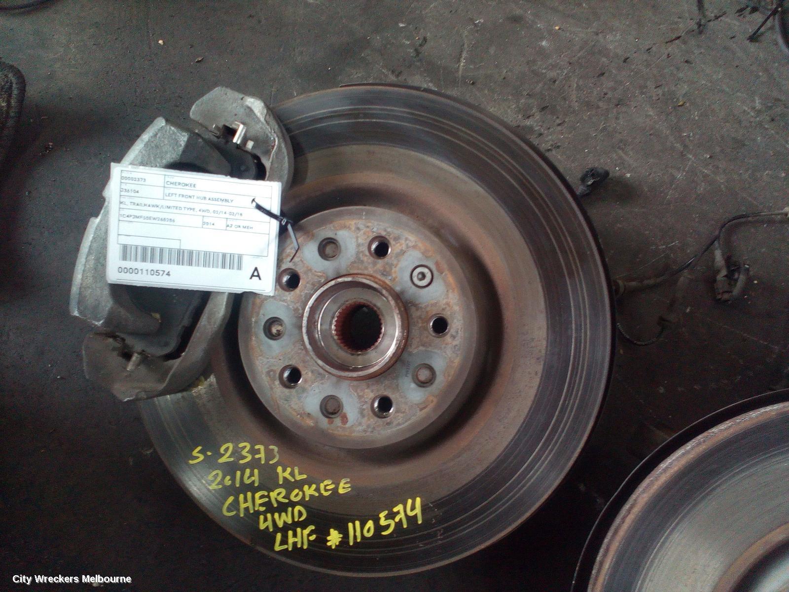 JEEP CHEROKEE LEFT FRONT HUB ASSEMBLY, KL, TRAILHAWK/LIMITED TYPE, 4WD, 02/2014 - 03/2018 - Image 2