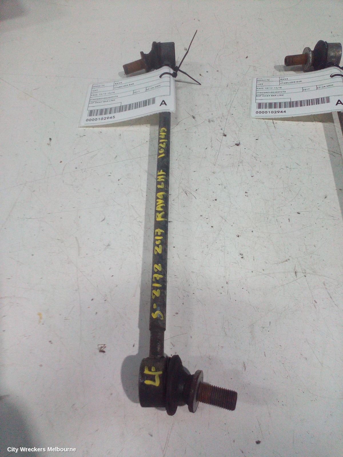TOYOTA RAV4 STABILISER BAR, XA40, 12/2012 - 12/2018 - Image 1