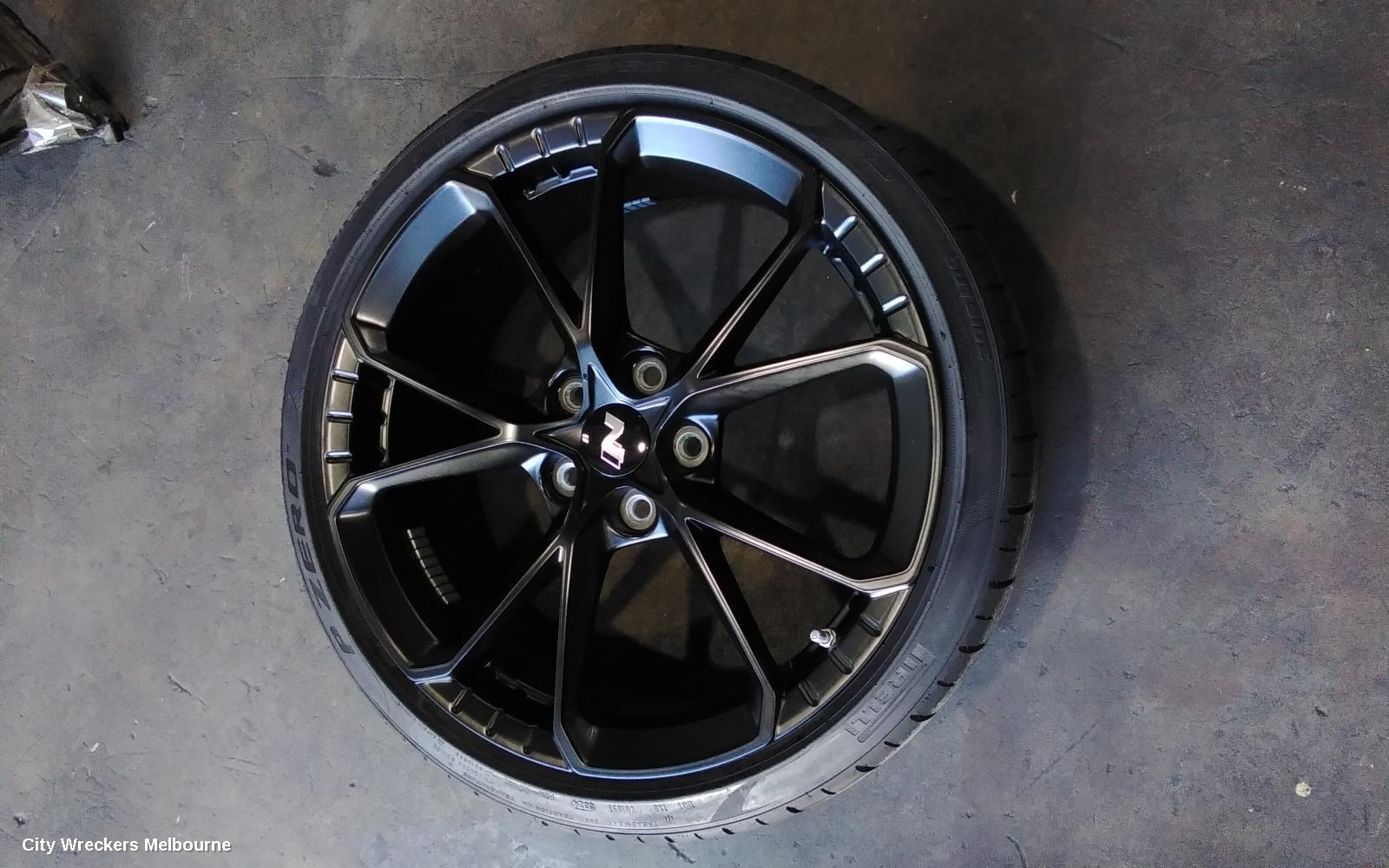 HYUNDAI I30 WHEEL MAG, FACTORY, 19X8IN, 5 V SPOKE, BLACK, CN7, SEDAN (S.KOREA VIN KMHL), 03/2023 ONWARDS - Image 1