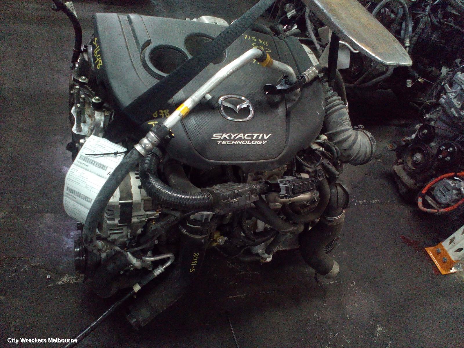 MAZDA CX5 ALTERNATOR, DIESEL, 2.2, SH-VPTR, KF, 05/2018 ONWARDS - Image 3