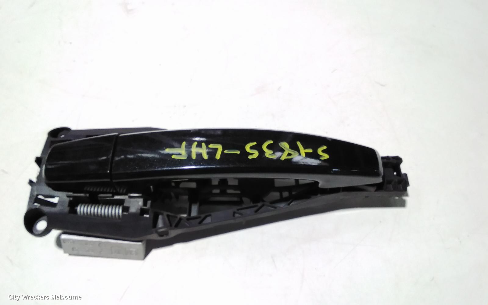 HOLDEN BARINA DOOR HANDLE, OUTER, LH FRONT, NON CHROME INSERT TYPE, TM, 11/2011 - 12/2018 - Image 2