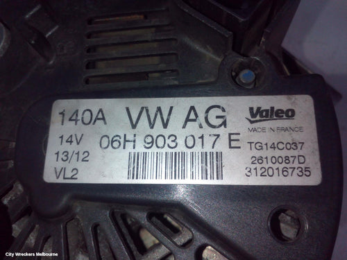 AUDI A3 ALTERNATOR, PETROL, 1.8, VALEO, 8P, 06/2004 - 04/2013 - Image 2