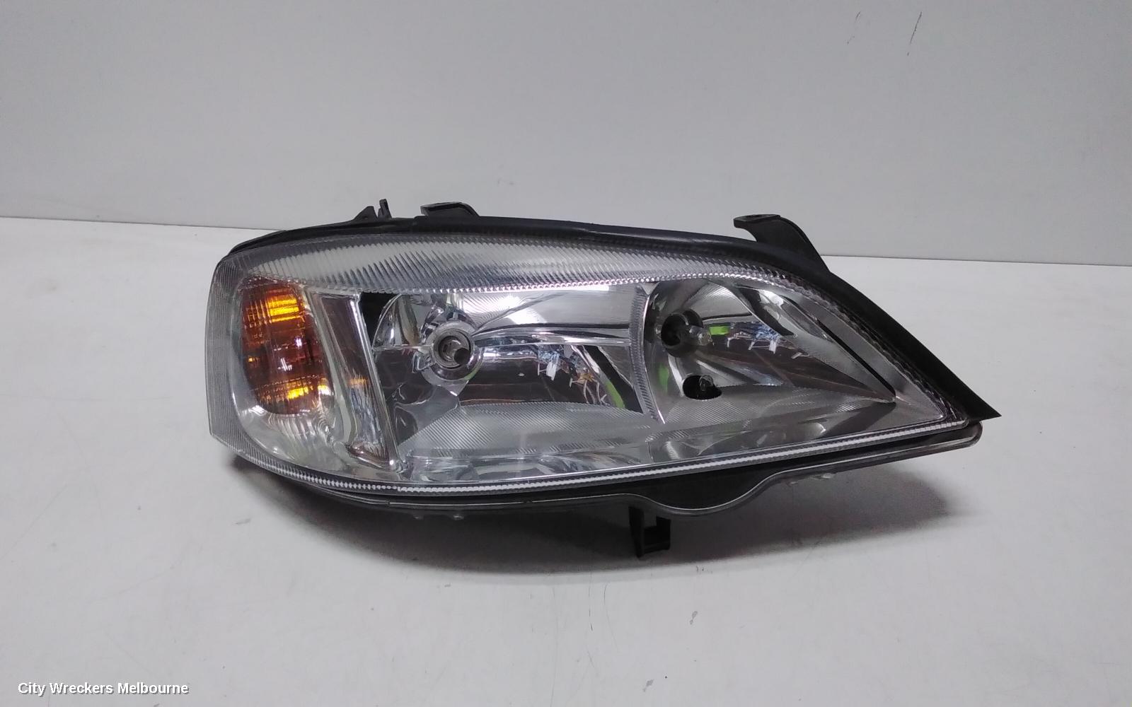 HOLDEN ASTRA RIGHT HEADLAMP, TS, CHROME, INSERT TYPE, 09/1998 - 10/2006 - Image 1