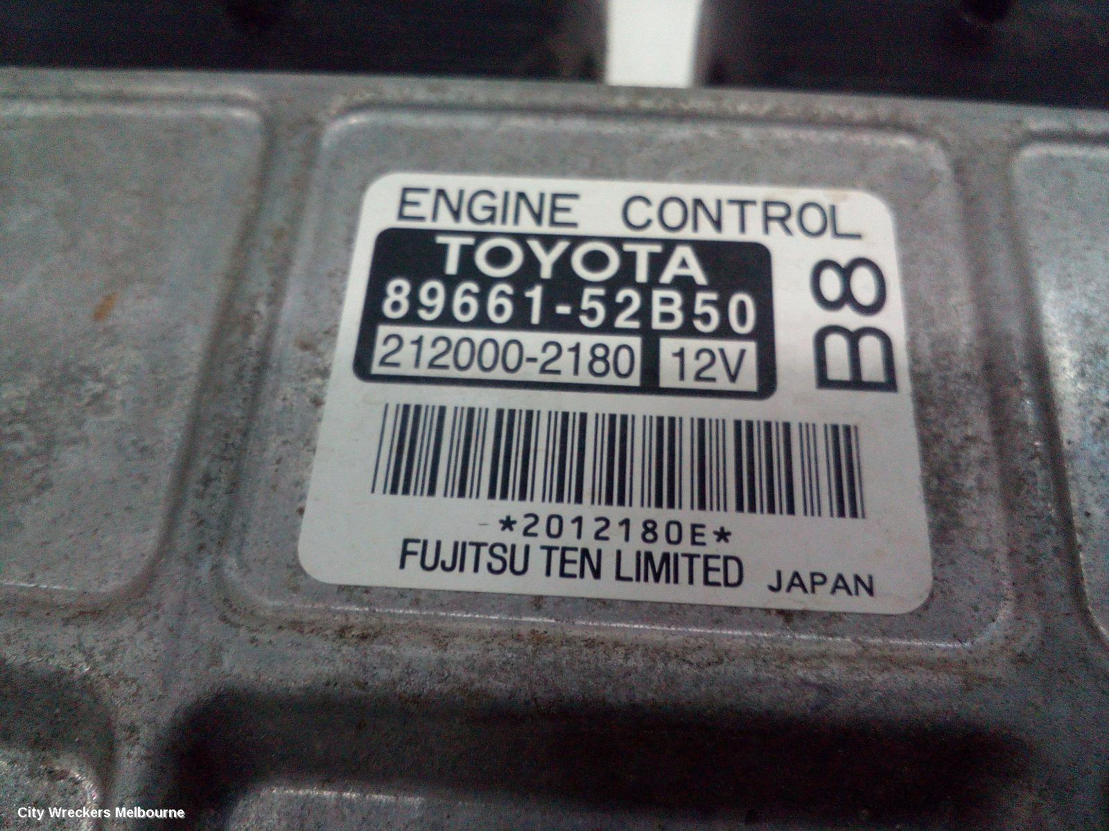 TOYOTA YARIS ECU, ENGINE ECU, 1.3, 2NZ, AUTO, ECU ONLY, NCP9#, 10/2005 - 07/2011 - Image 3