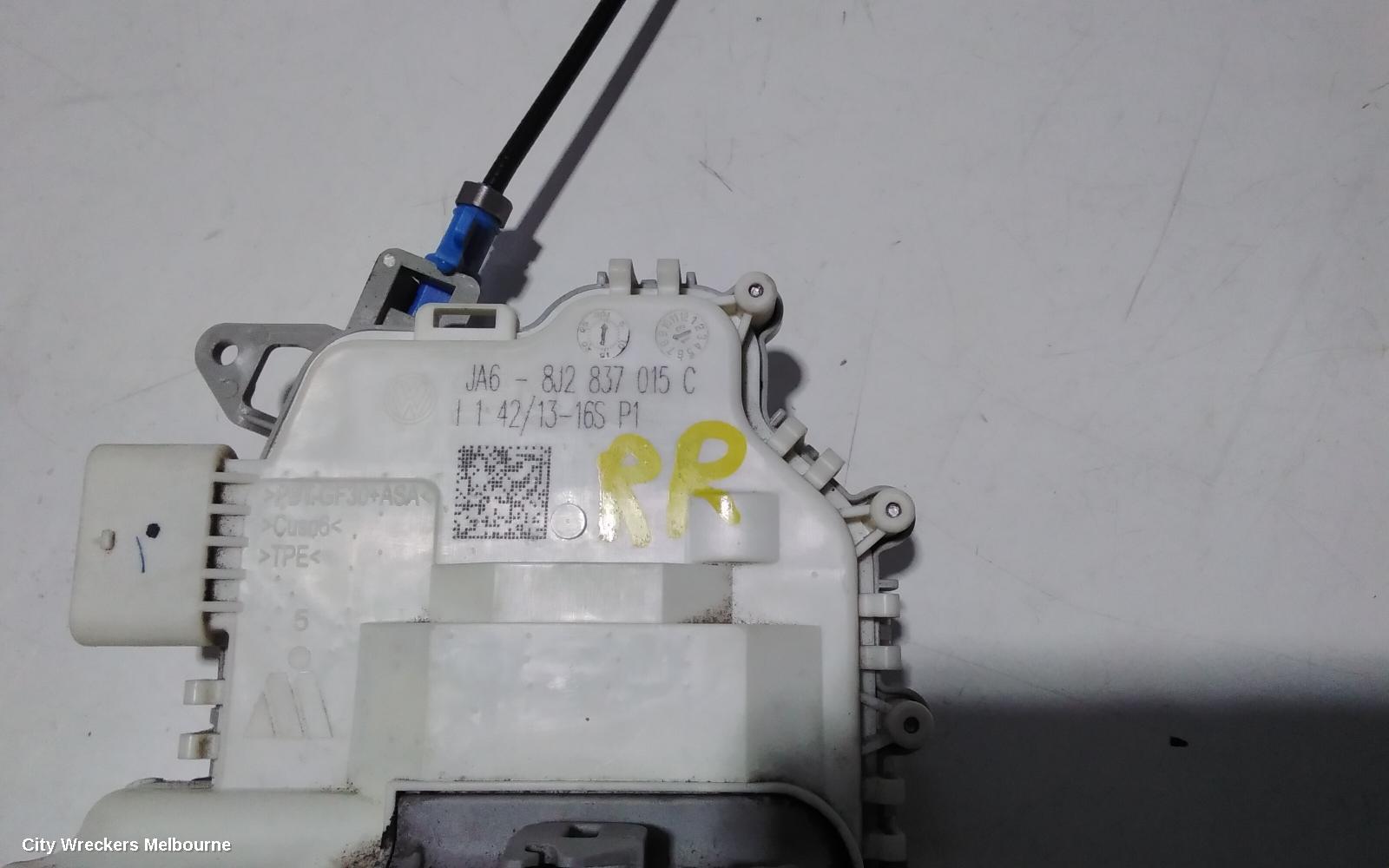 AUDI Q3 DOOR/BOOT/GATE LOCK, RIGHT REAR DOOR LOCK, 8U, P/N 8K0839016H, 11/2014 - 12/2018 - Image 3