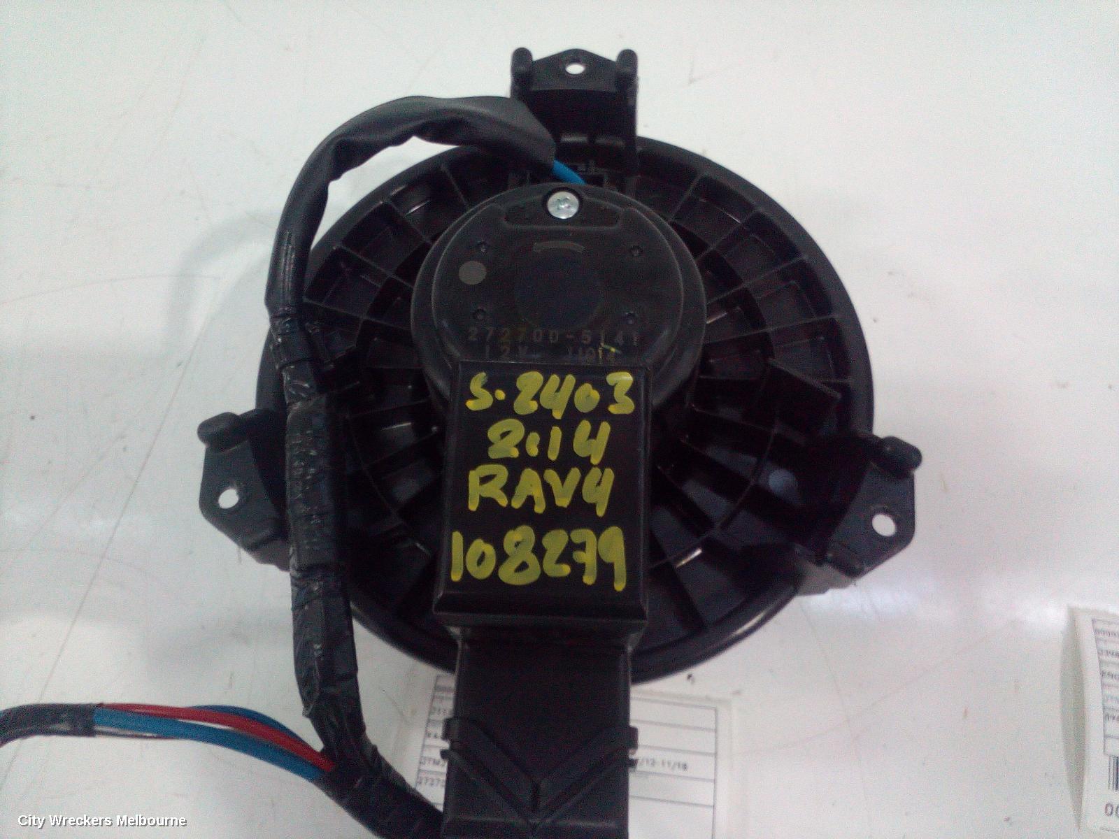 TOYOTA RAV4 HEATER FAN MOTOR, XA40, CLIMATE CONTROL TYPE, 3 PIN, 12/2012 - 12/2018 - Image 2