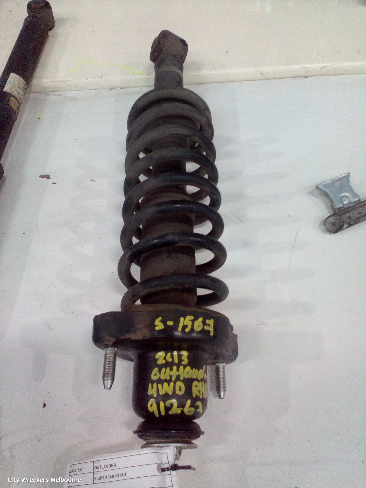 MITSUBISHI OUTLANDER RIGHT REAR STRUT, ZJ-ZL, 10/2012 ONWARDS - Image 2