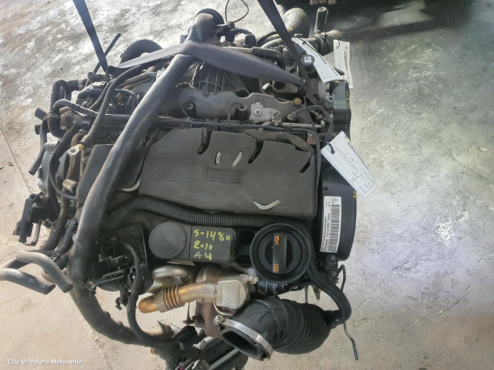 AUDI A4 ENGINE, DIESEL, 2.0, TURBO, FWD, B8 8K, CAGA CODE, 08/2009 - 06/2012 - Image 3