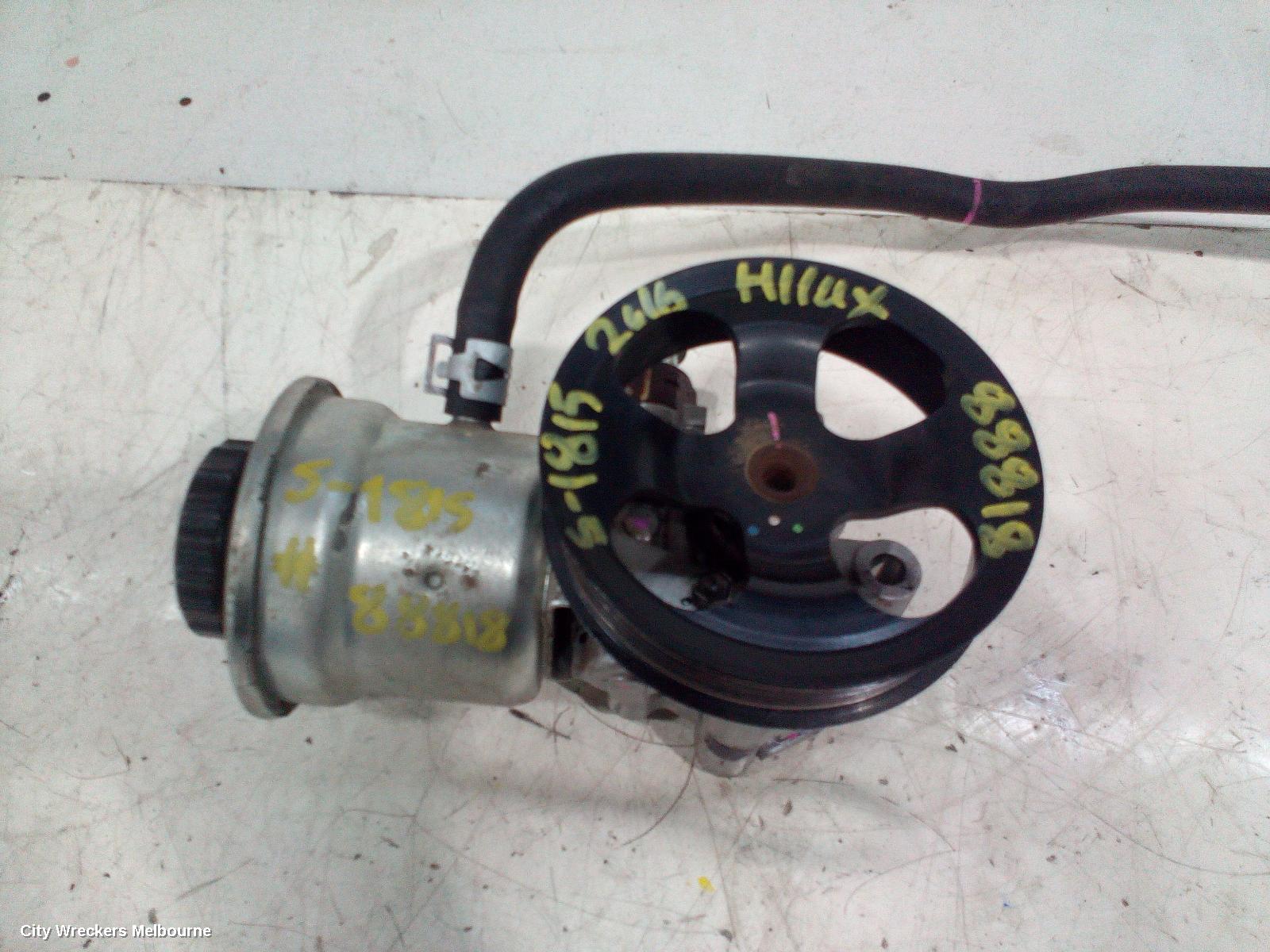TOYOTA HILUX STEERING PUMP, PETROL, 2.7, 2TR-FE, 03/2005 ONWARDS - Image 2