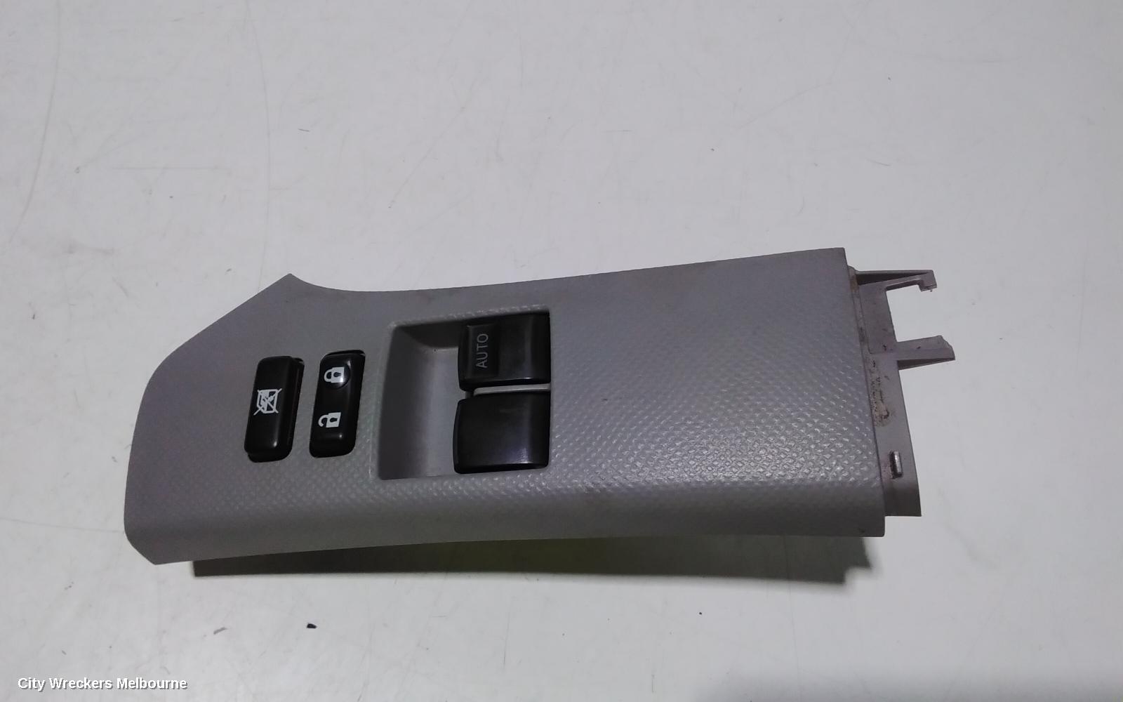 TOYOTA YARIS PWR DR WIND SWITCH, RH FRONT (MASTER SWITCH), 2 SWITCH TYPE, 3DR HATCH, NCP9#, 10/2005 - 07/2011 - Image 2