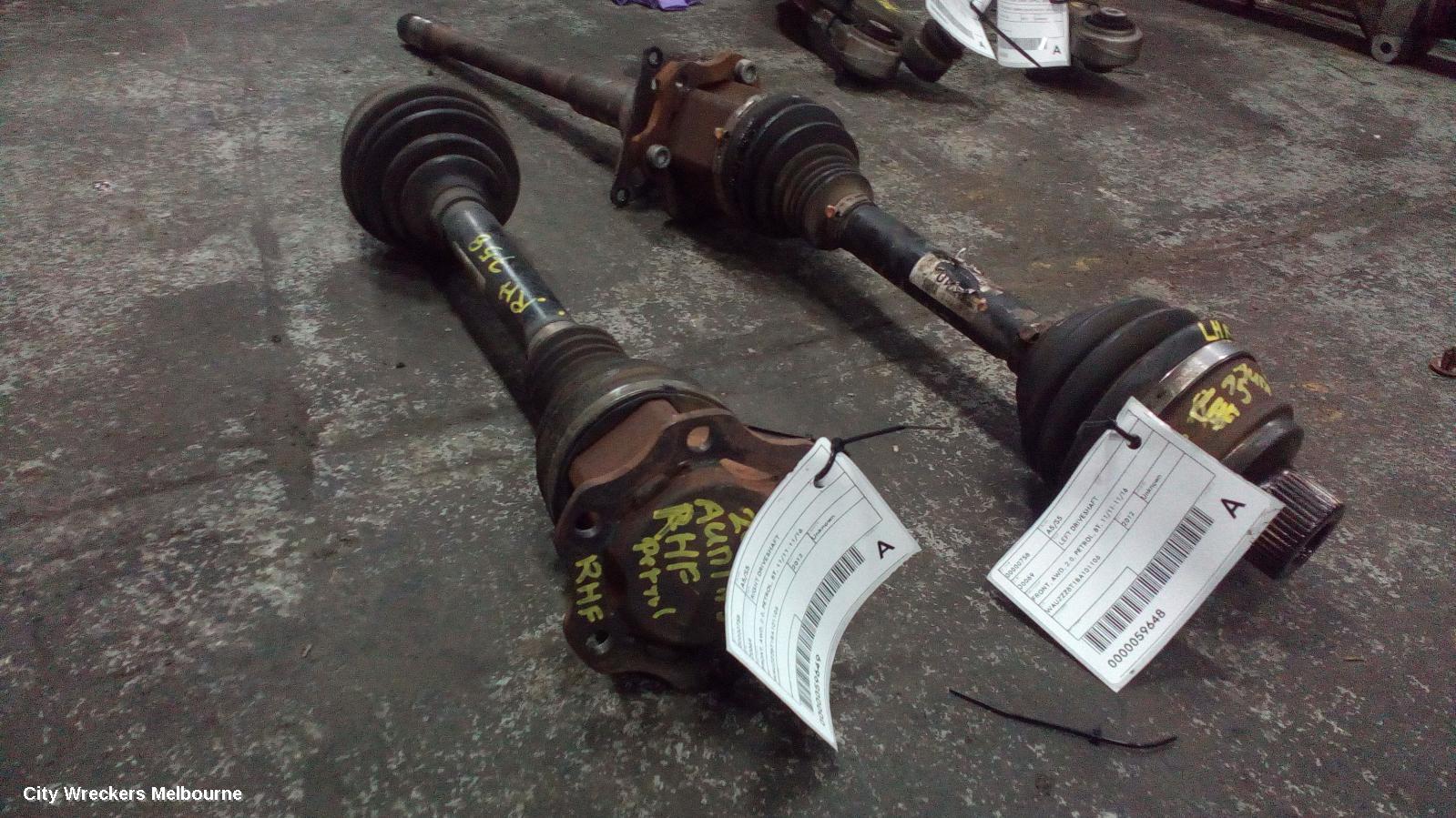 AUDI A5 RIGHT DRIVESHAFT, FRONT, 2.0, PETROL, AWD, 8T, 11/2011 - 11/2016 - Image 1