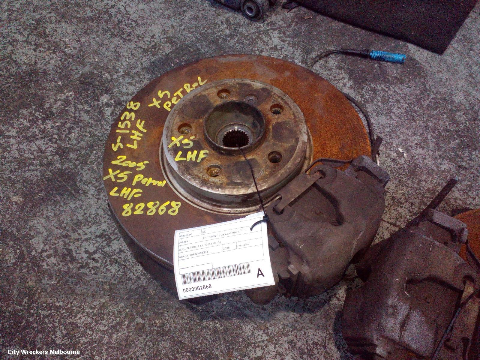 BMW X5 LEFT FRONT HUB ASSEMBLY, 6CYL, PETROL, E53, 10/2003 - 08/2006 - Image 1