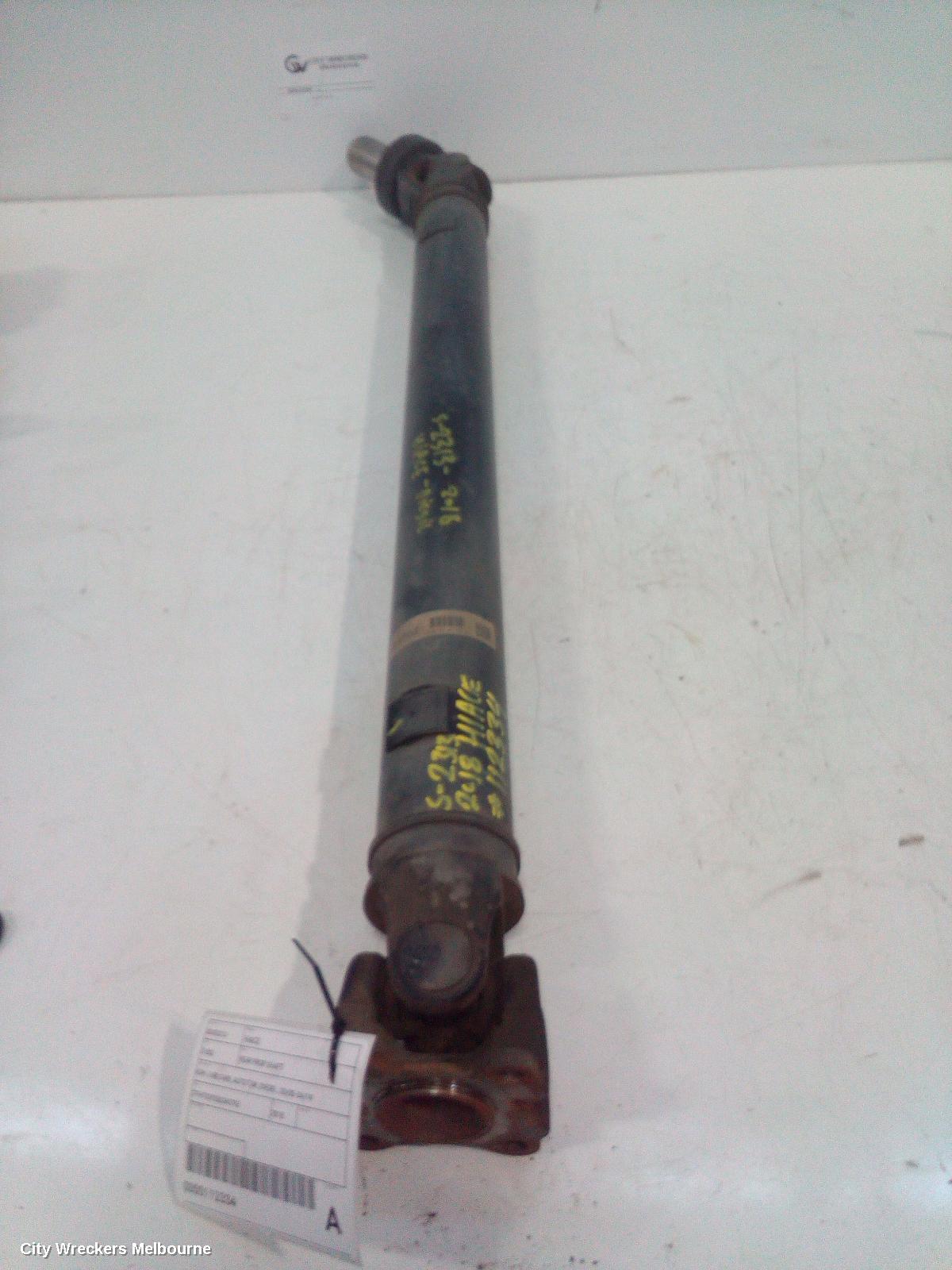 TOYOTA HIACE REAR DRIVE SHAFT, KDH, LWB/SWB, AUTO T/M, DIESEL, 03/2005 - 04/2019 - Image 2