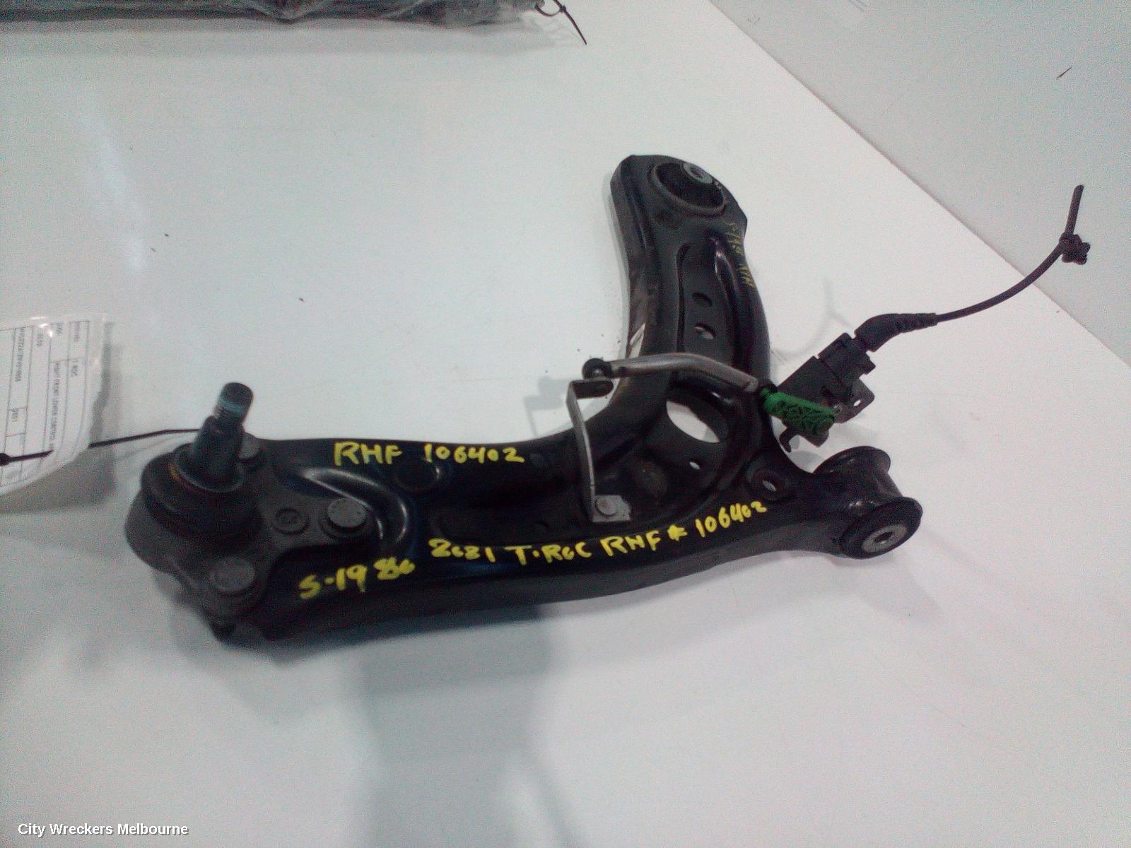 VOLKSWAGEN T-ROC RIGHT FRONT LOWER CONTROL ARM, A1, 03/2020 - 12/2025 - Image 3