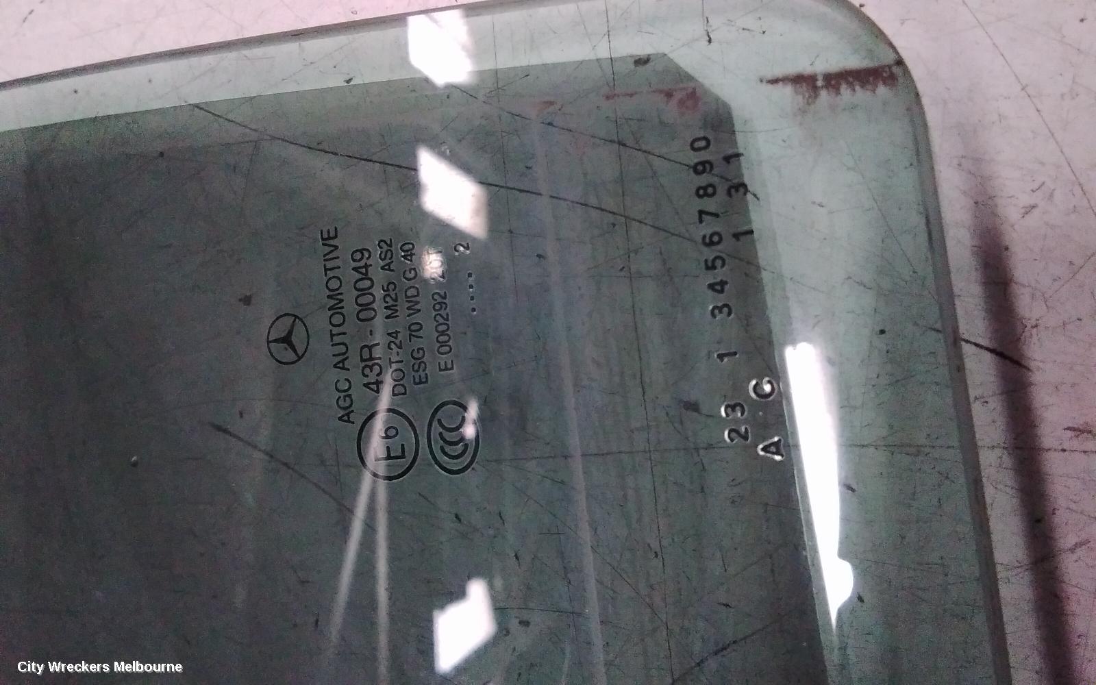 MERCEDES C CLASS RIGHT REAR DOOR WINDOW, W204, SEDAN, 05/2011 - 07/2014 - Image 3