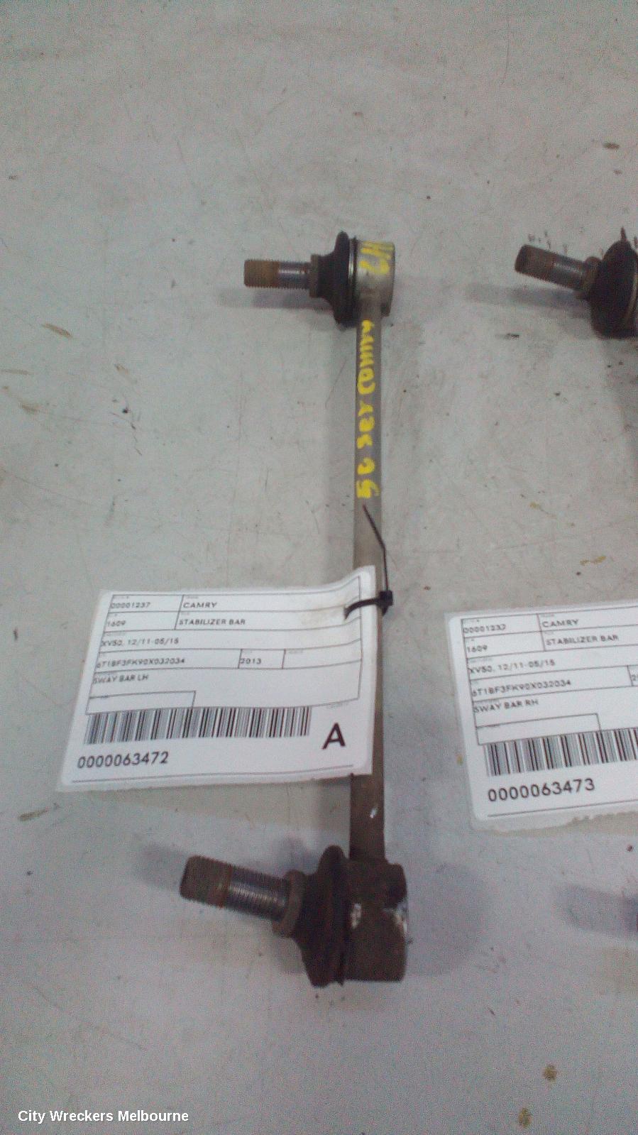 TOYOTA CAMRY STABILISER BAR, XV50, 12/2011 - 05/2015 - Image 1