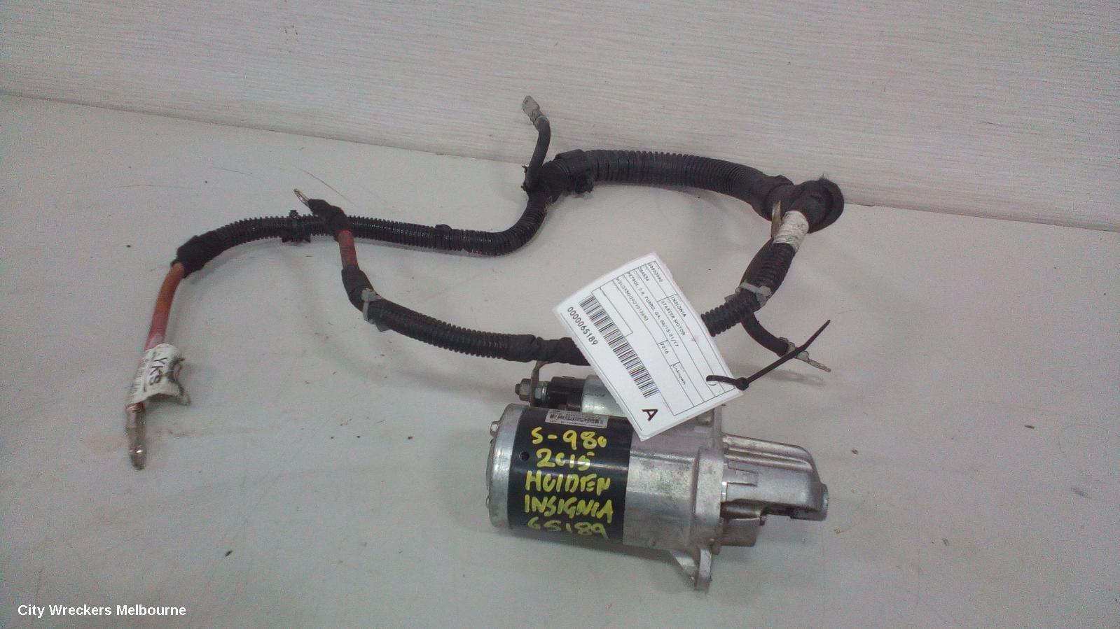 HOLDEN INSIGNIA STARTER, PETROL, 2.8, TURBO, GA, 06/2015 - 01/2017 - Image 3