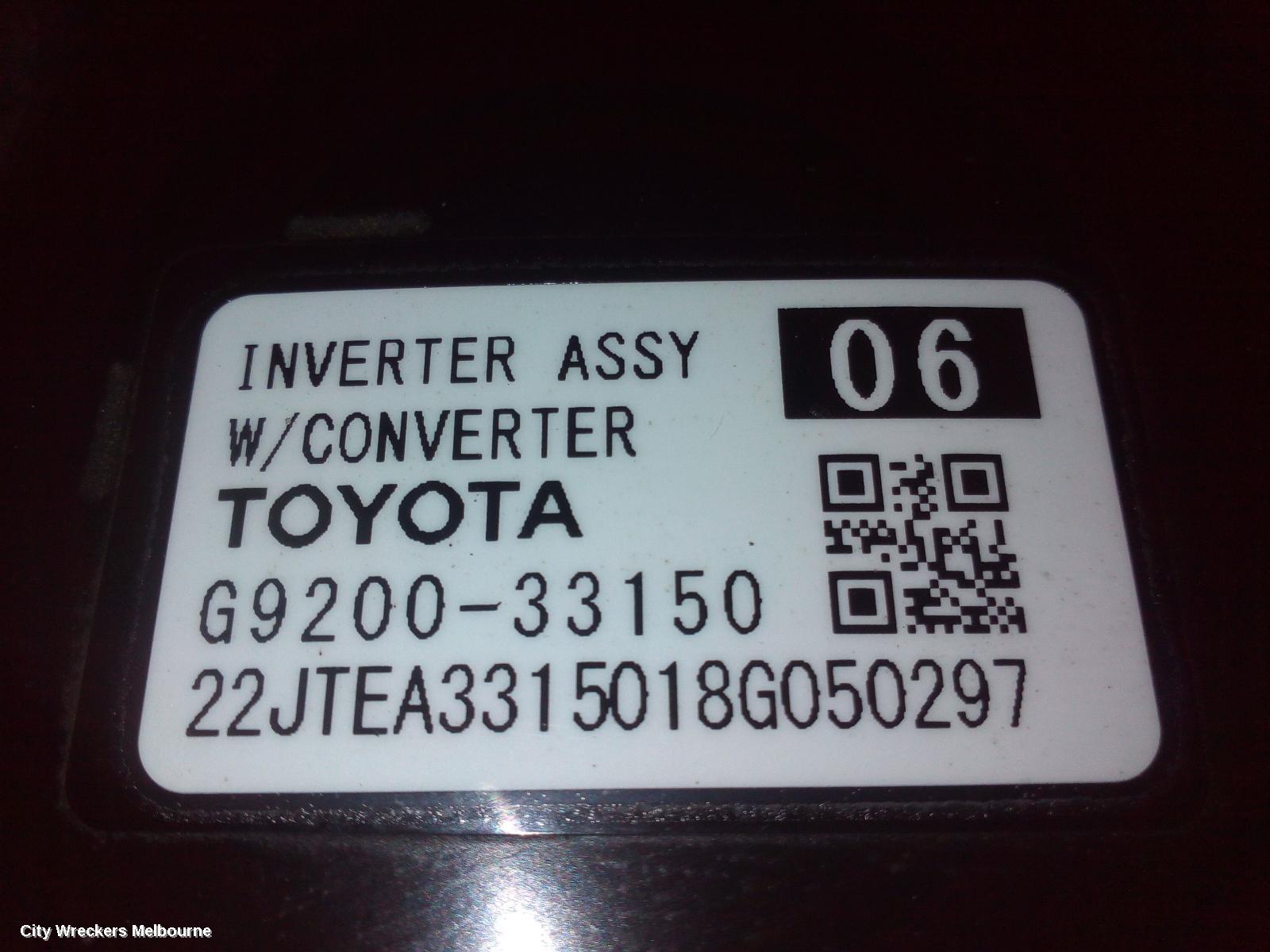 TOYOTA CAMRY INVERTER, HEV INVERTER, XV70, 09/2017 ONWARDS - Image 3