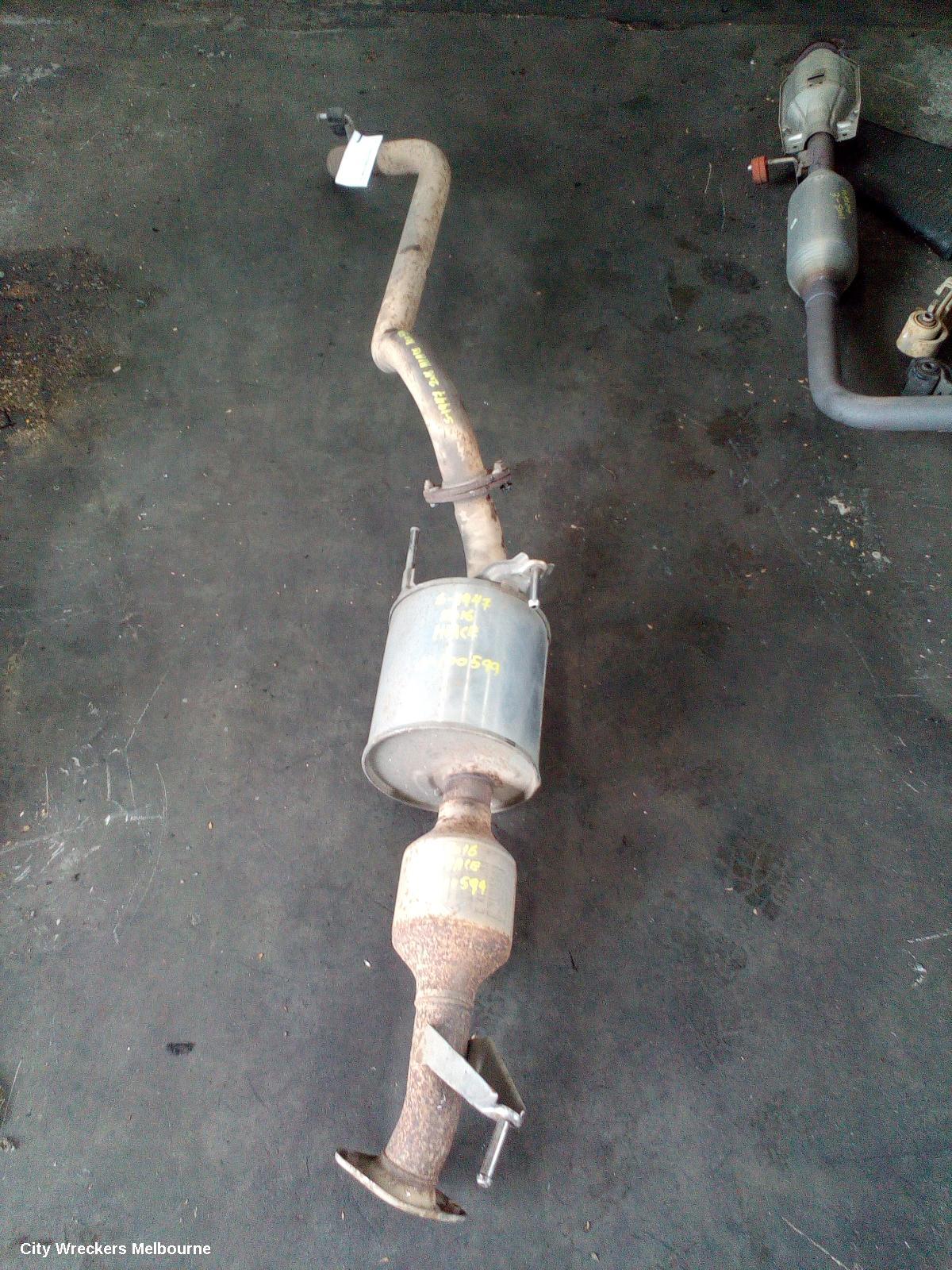TOYOTA HIACE EXHAUST SYSTEM, TRH/KDH 03/2005 - 04/2019 - Image 2