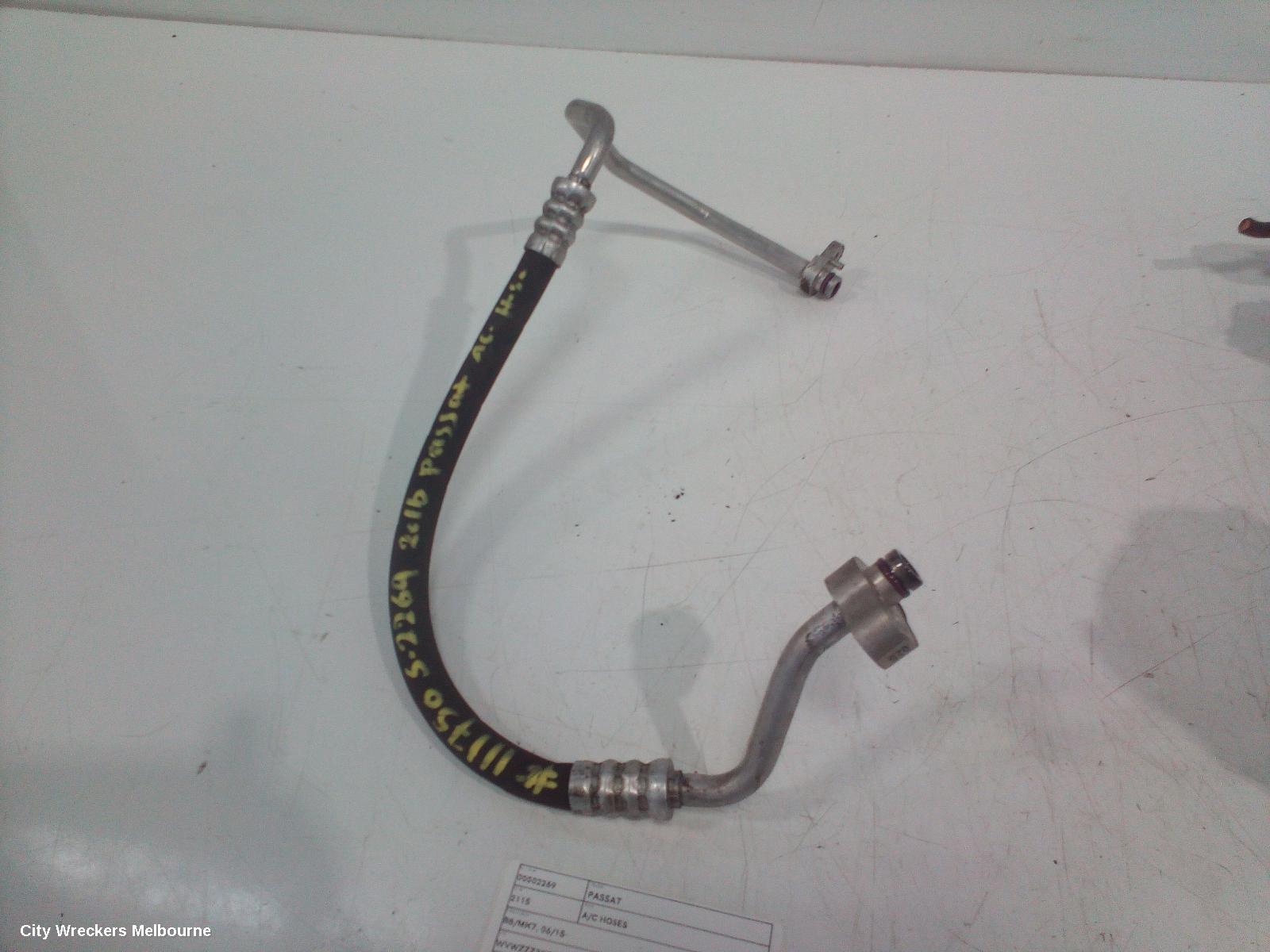 VOLKSWAGEN PASSAT A/C HOSES, B8/MK7, PETROL, 1.8, COMPRESSOR TO CONDENSER, 06/2015 - 10/2019 - Image 2