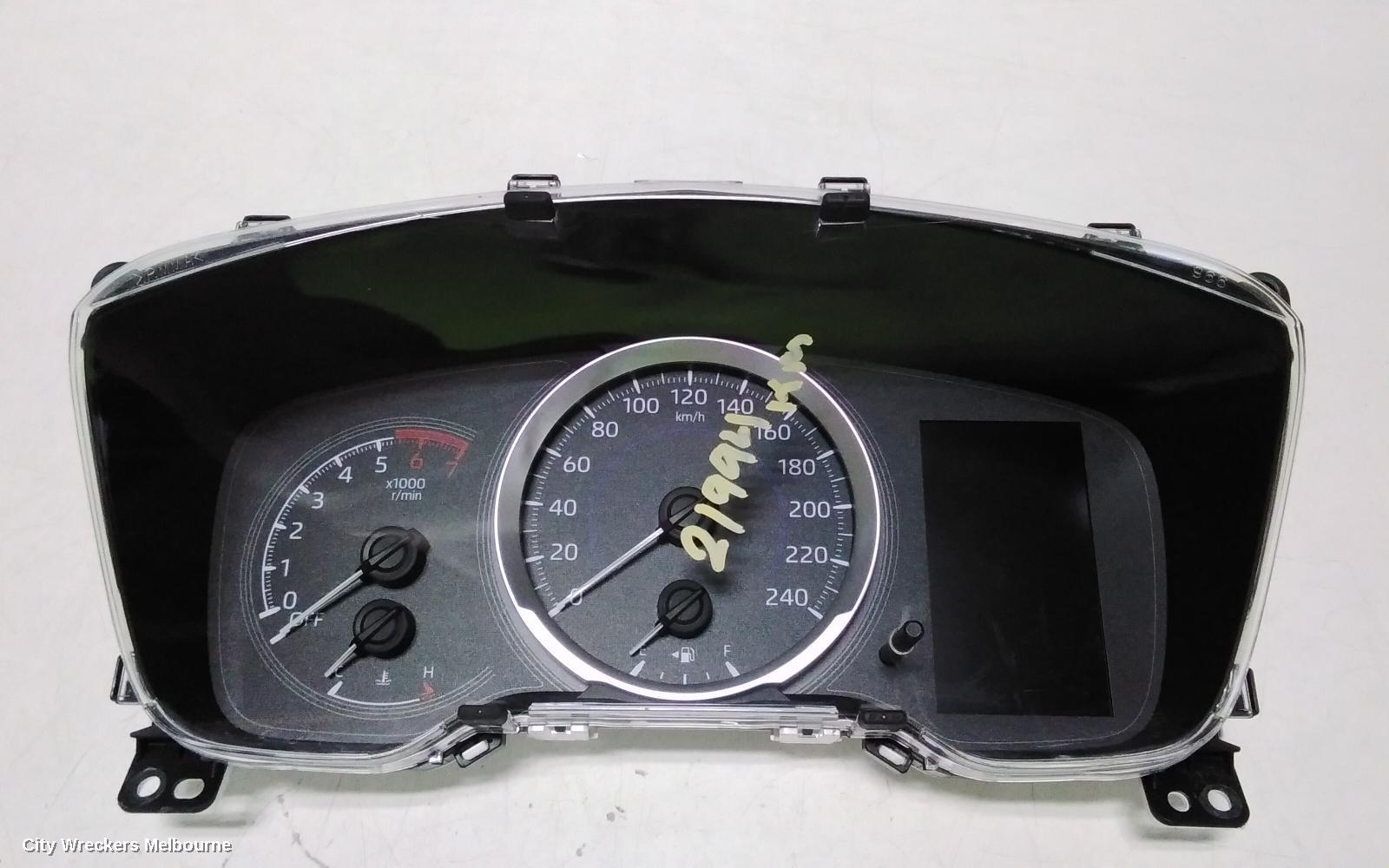 TOYOTA COROLLA INSTRUMENT CLUSTER, INSTRUMENT CLUSTER, MANUAL T/M, SEDAN, ASCENT SPORT, E210, 09/2019 ONWARDS - Image 2