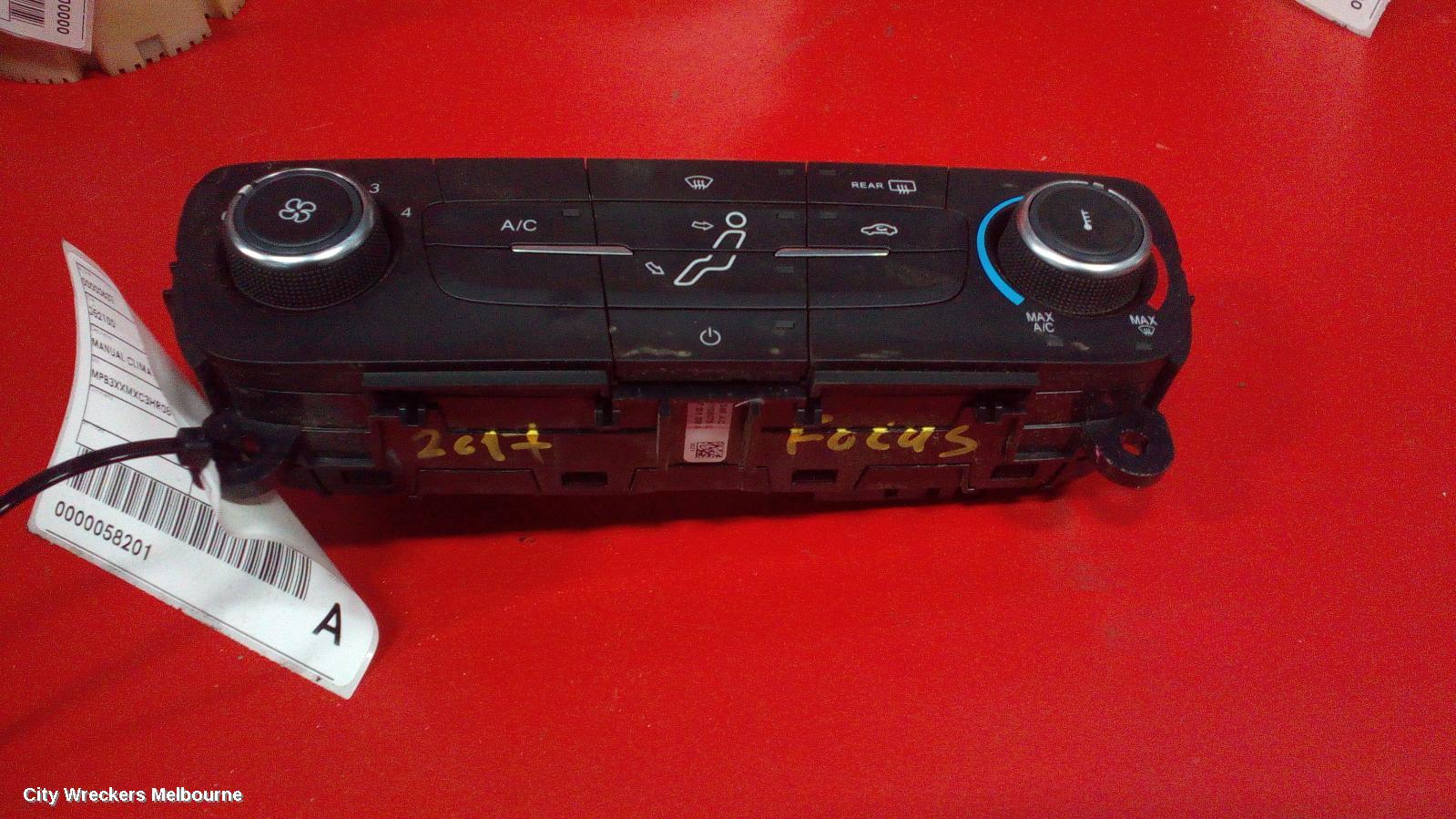 FORD FOCUS HEATER/AC CONTROLS, MANUAL CLIMATE CONTROL TYPE, LZ, 10/2014 - 11/2018 - Image 1