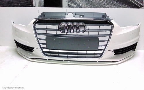AUDI A3 FRONT BUMPER, 8V, A3, SEDAN, W/ PARK ASSIST & H/LAMP WASHER TYPE, 11/2013 - 10/2017 - Image 1