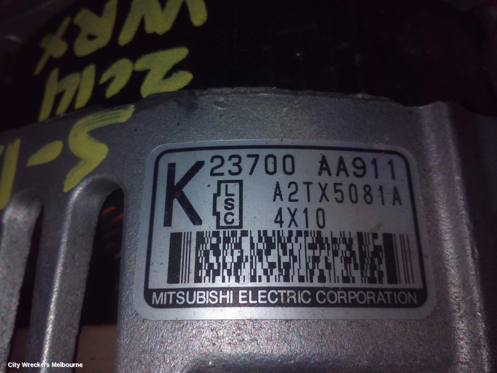 SUBARU WRX ALTERNATOR, PETROL, 2.0, FA20F, TURBO, V1, 03/2014 - 10/2021 - Image 1