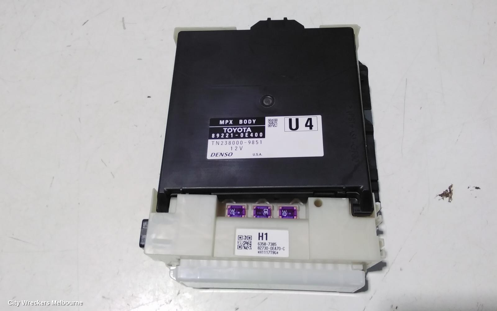 TOYOTA KLUGER, XU50 SERIES, 03/2014 - 02/2021, 89221-0E400  MULTIPLEX JUNCTION COMPUTER CONTROL MODULE : 108111 - Image 2