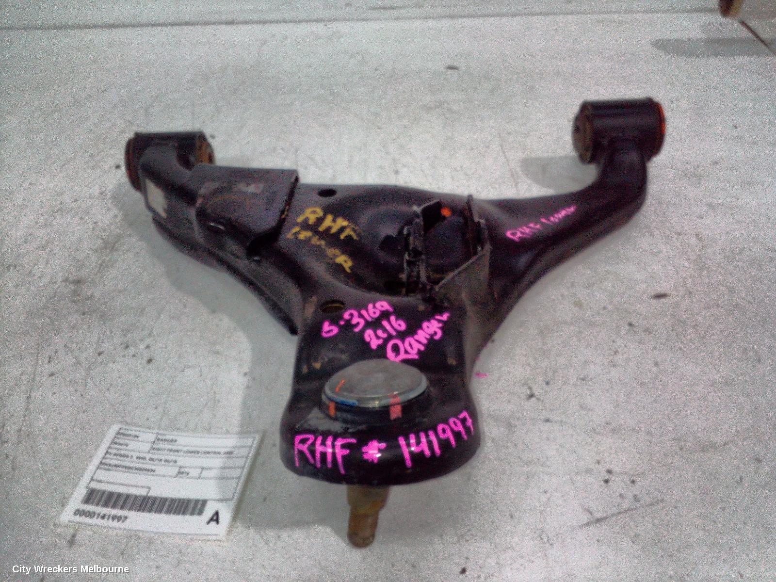 FORD RANGER RIGHT FRONT LOWER CONTROL ARM, PX SERIES 2, 4WD, 06/2015 - 06/2018 - Image 1