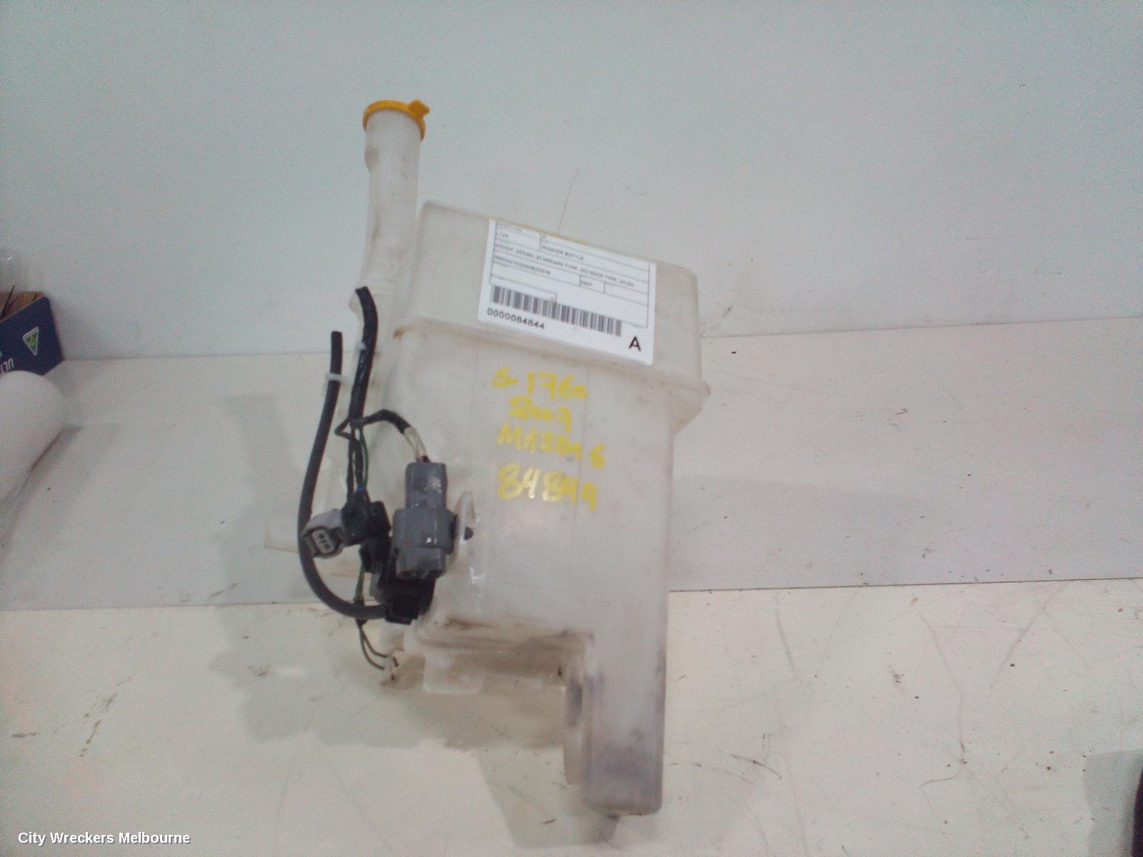 MAZDA 6 WASHER BOTTLE, GG/GY, SEDAN, STANDARD TYPE, HAS NECK TYPE, 09/2002 - 12/2007 - Image 1