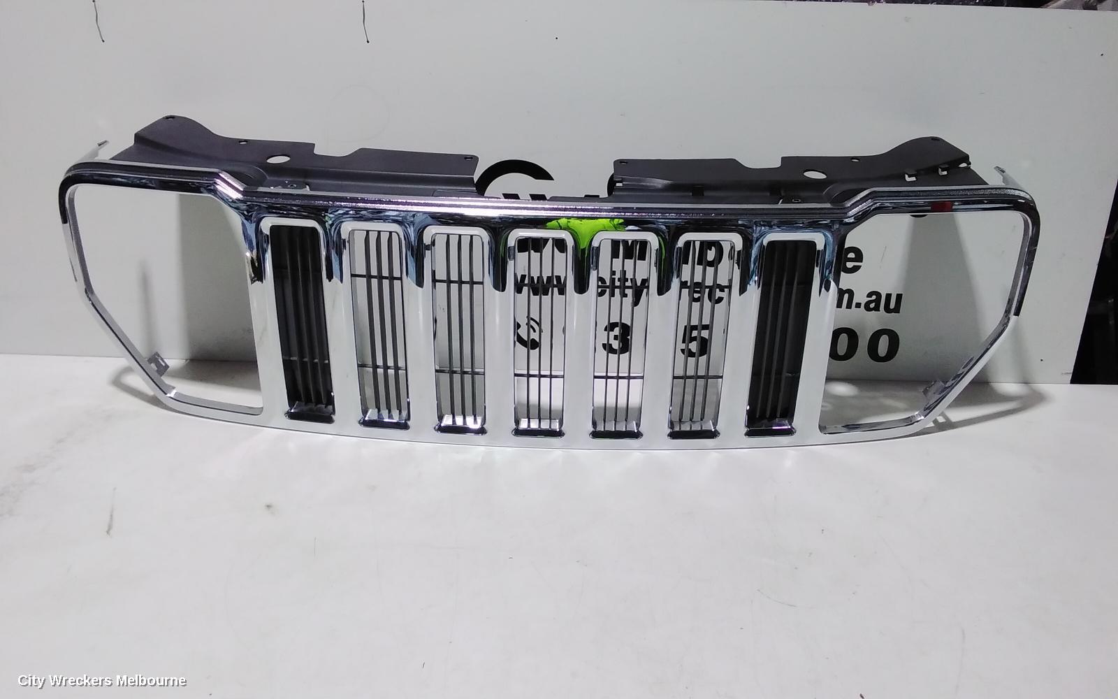 JEEP CHEROKEE GRILLE, KK, CHROME, 11/2007 - 10/2012 - Image 2