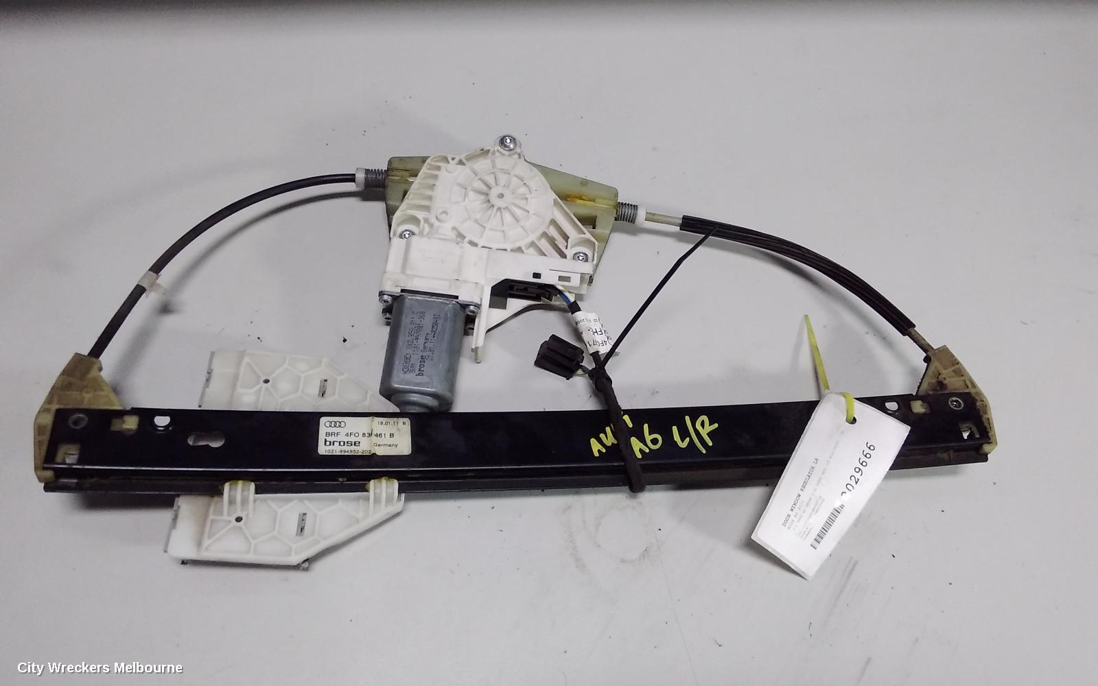 AUDI A6 LEFT REAR WND REG/MOTOR, C6, VIN WAUZZZ4F... - Image 1