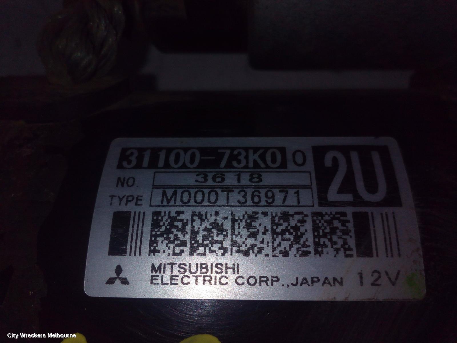 SUZUKI SWIFT STARTER, PETROL, 1.4, K14B, FZ, (VIN JSAFZC), 08/2010 - 03/2017 - Image 3